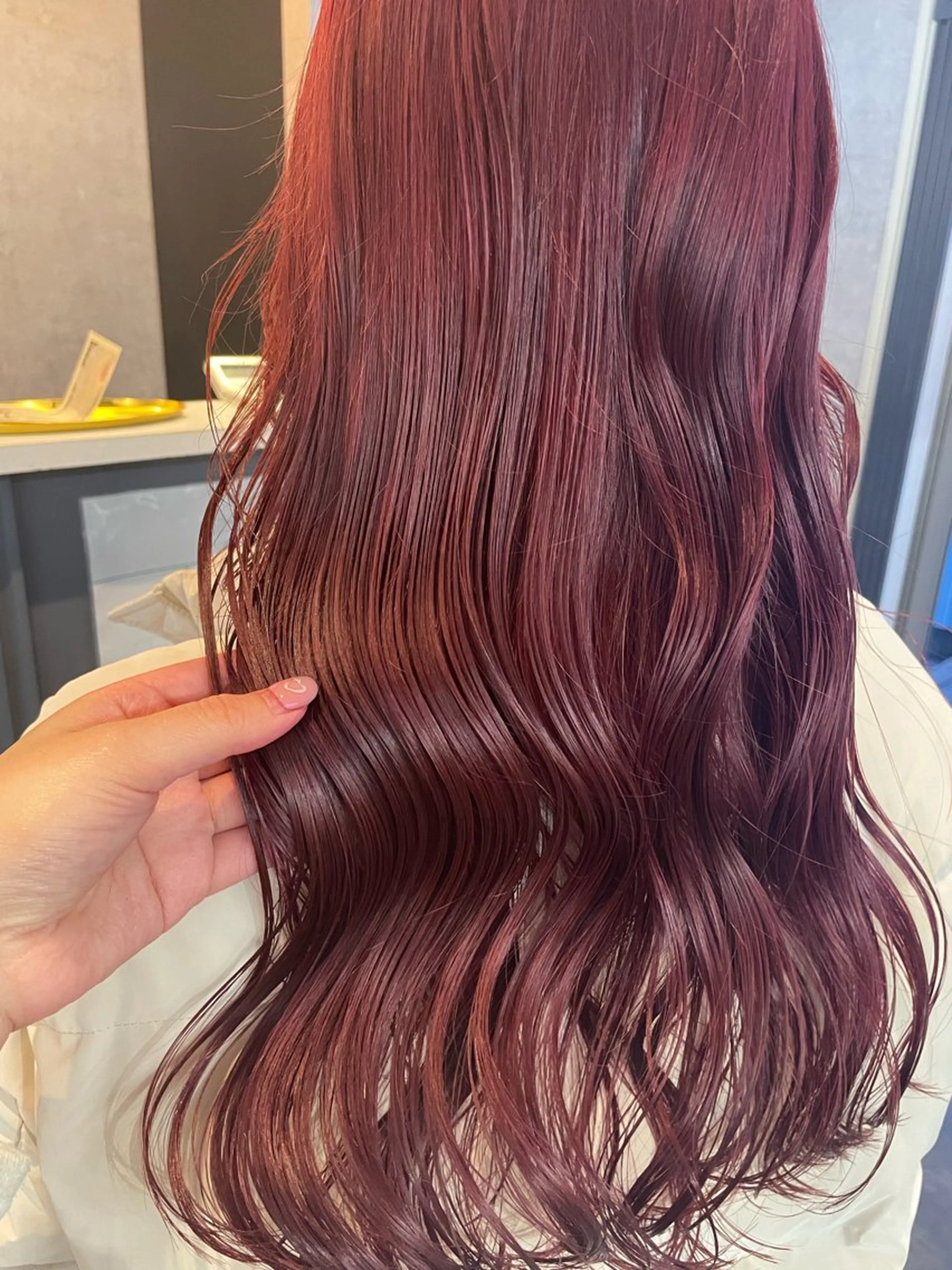 ロング カラー ヘアカラー トリートメント 手塚 由佳のヘアスタイル