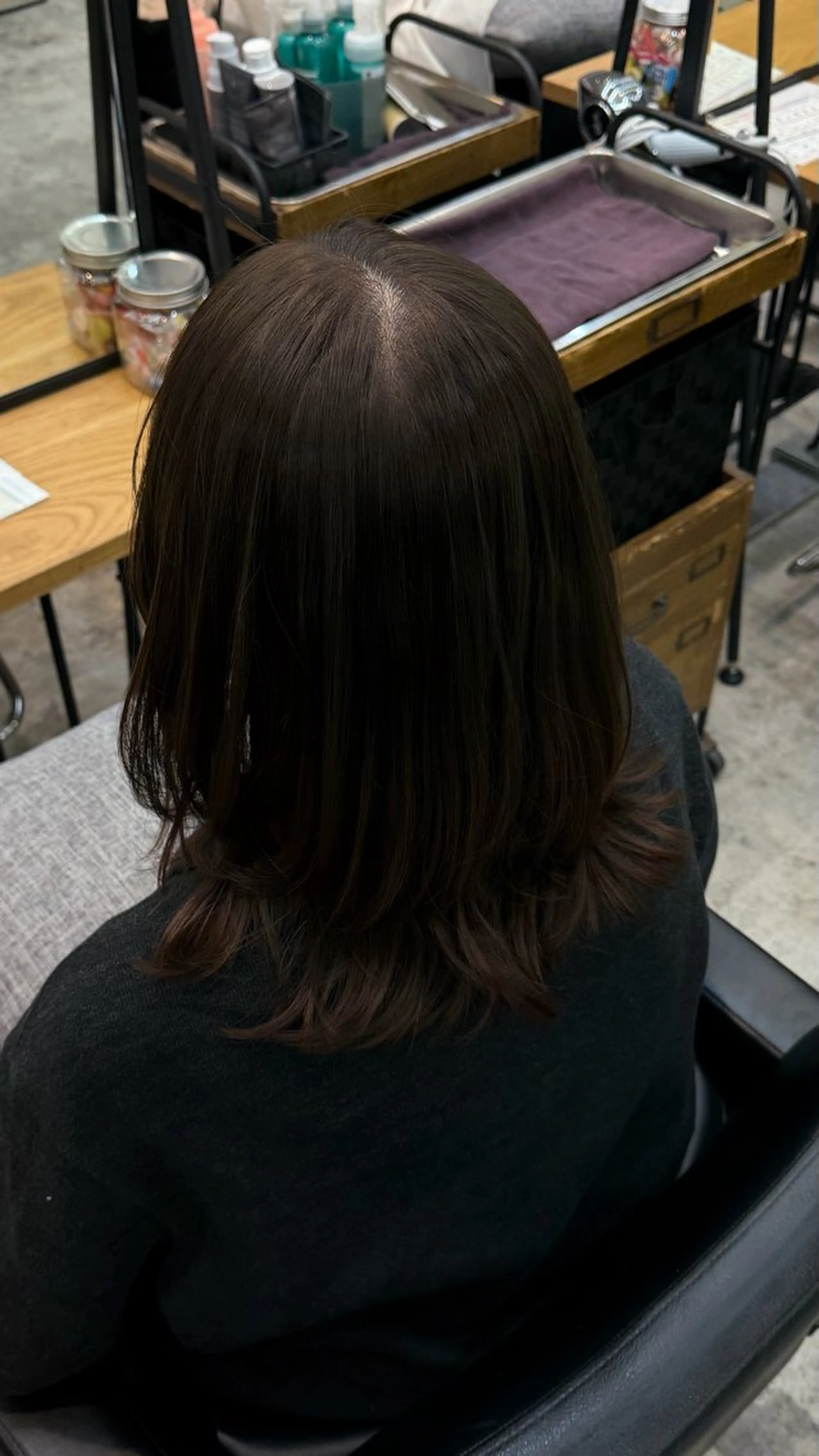 ミディアム ヘアカラー Belle所属・透明感カラー/ 新宿駅東口/ユズキのヘアスタイル