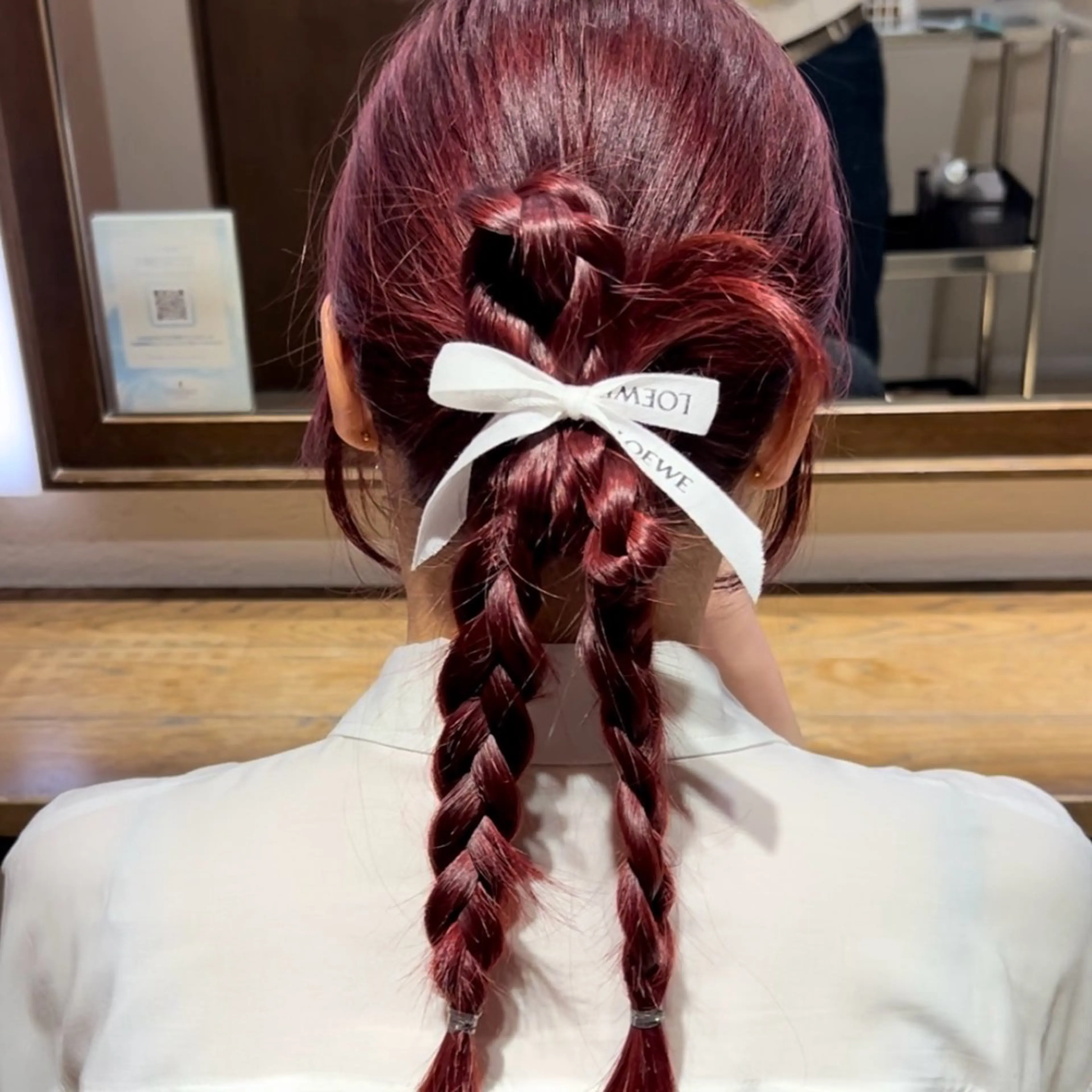 セミロング カラー ヘアアレンジ 韓国風ヘア トリートメント ヘアセット 髙木美緒🌿 レイヤー/アレンジのヘアスタイル