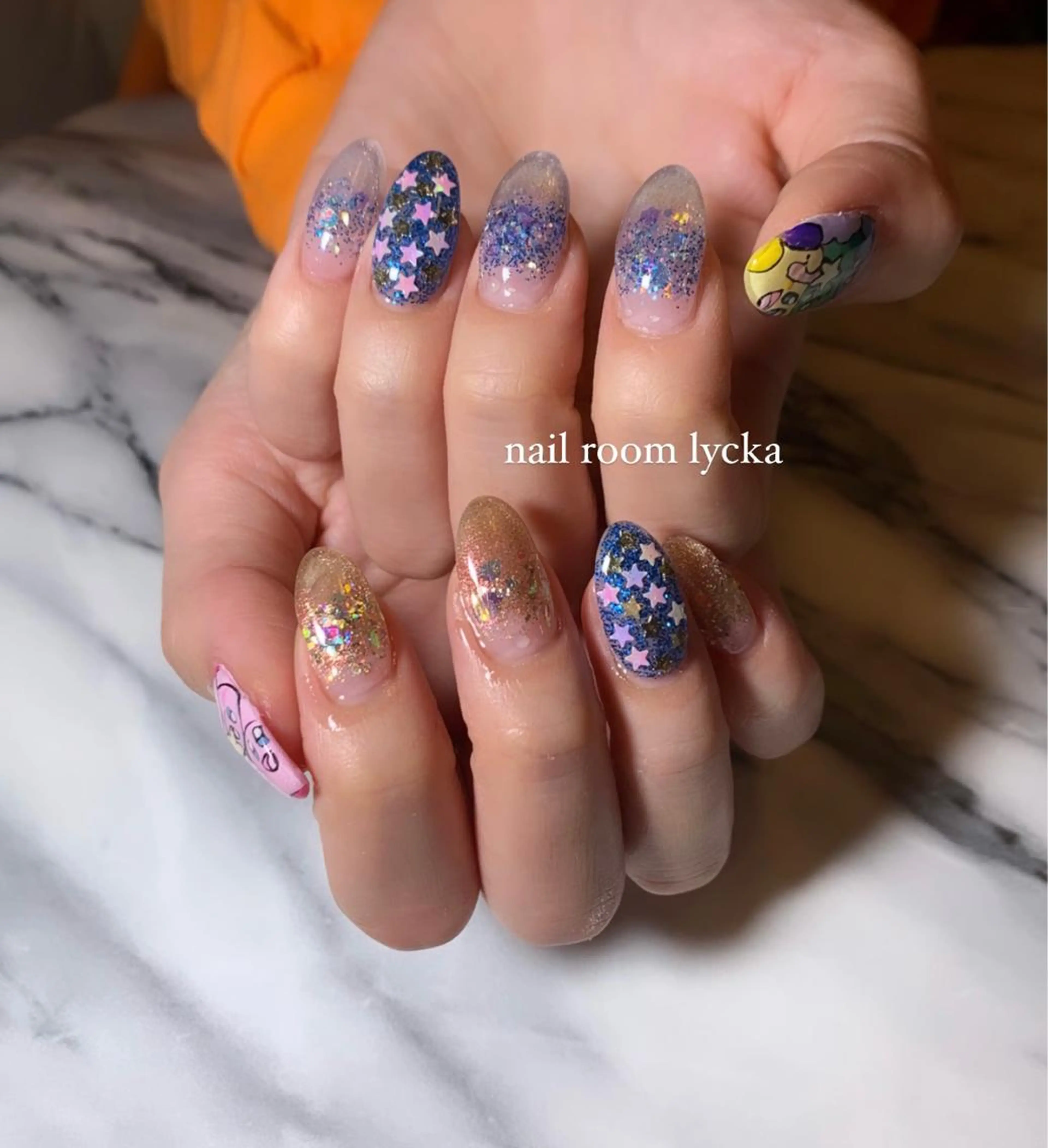 ネイル ﾈｲﾙﾙｰﾑﾘｯｶ 𝐦𝐚𝐲𝐮のネイルデザイン