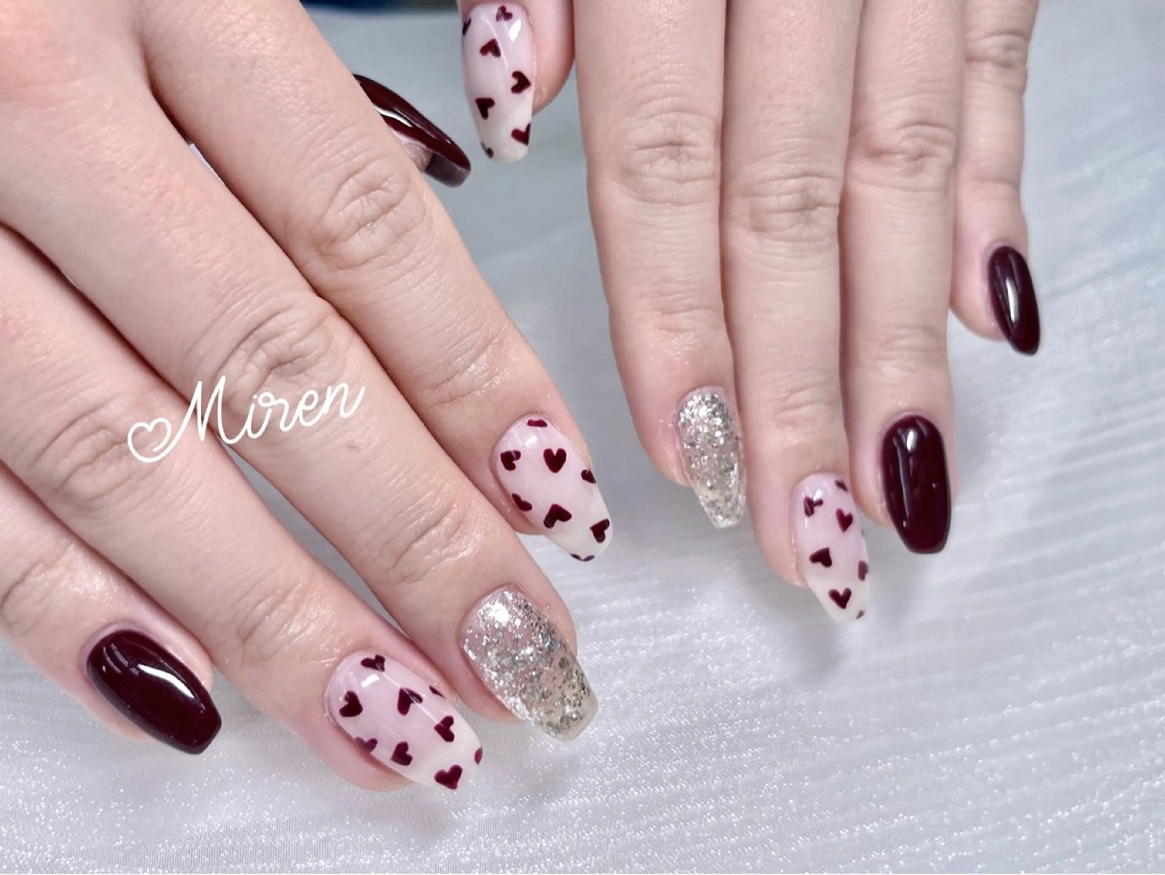 【チップ長さ出し10本】シンプル持ち込みデザイン🎀デザイン3.4本まで【初回オフ無料】の写真