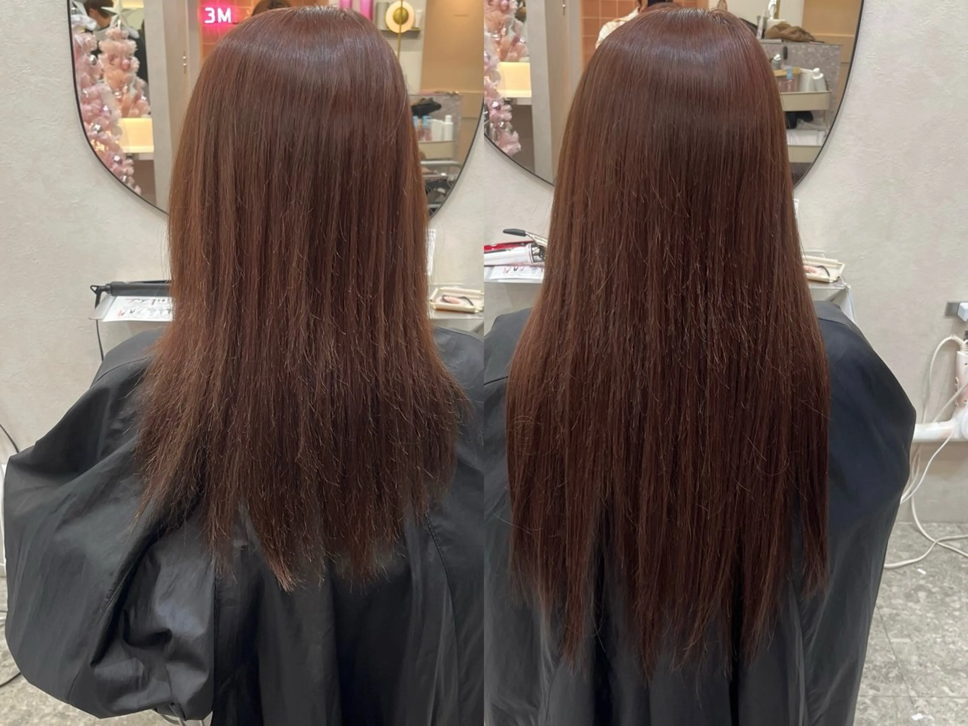 ロング カラー シールエクステ エクステ カット エクステ 韓国ハッシュカット/ 新宿/髪質改善/岡崎のヘアスタイル