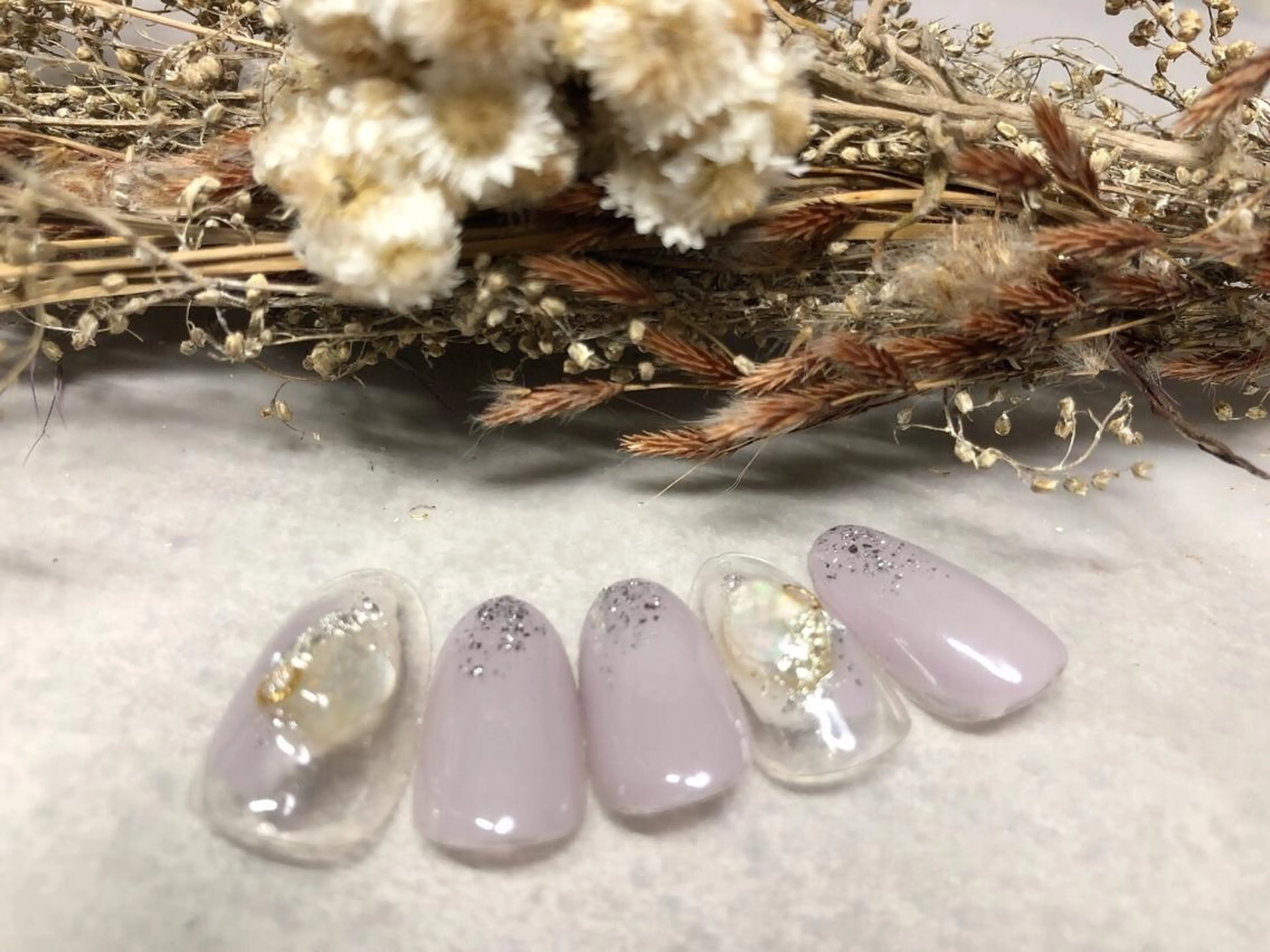 ネイル ジェルネイル 韓国ネイル パラジェル シンプルネイル 冬ネイル ハンドネイル kiki nail 二子玉川のネイルデザイン