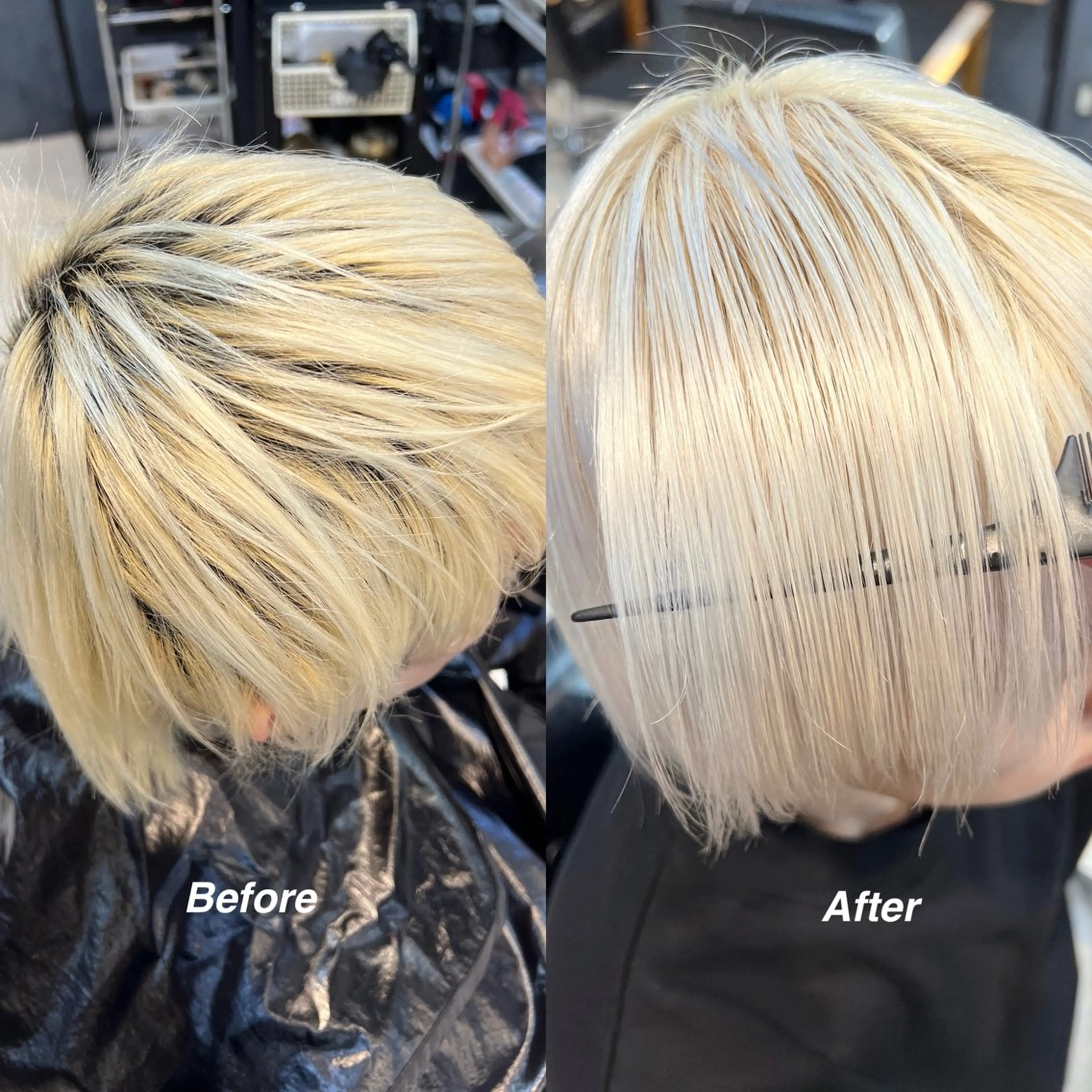 ショート カラー ブリーチ daiki 原宿のヘアスタイル