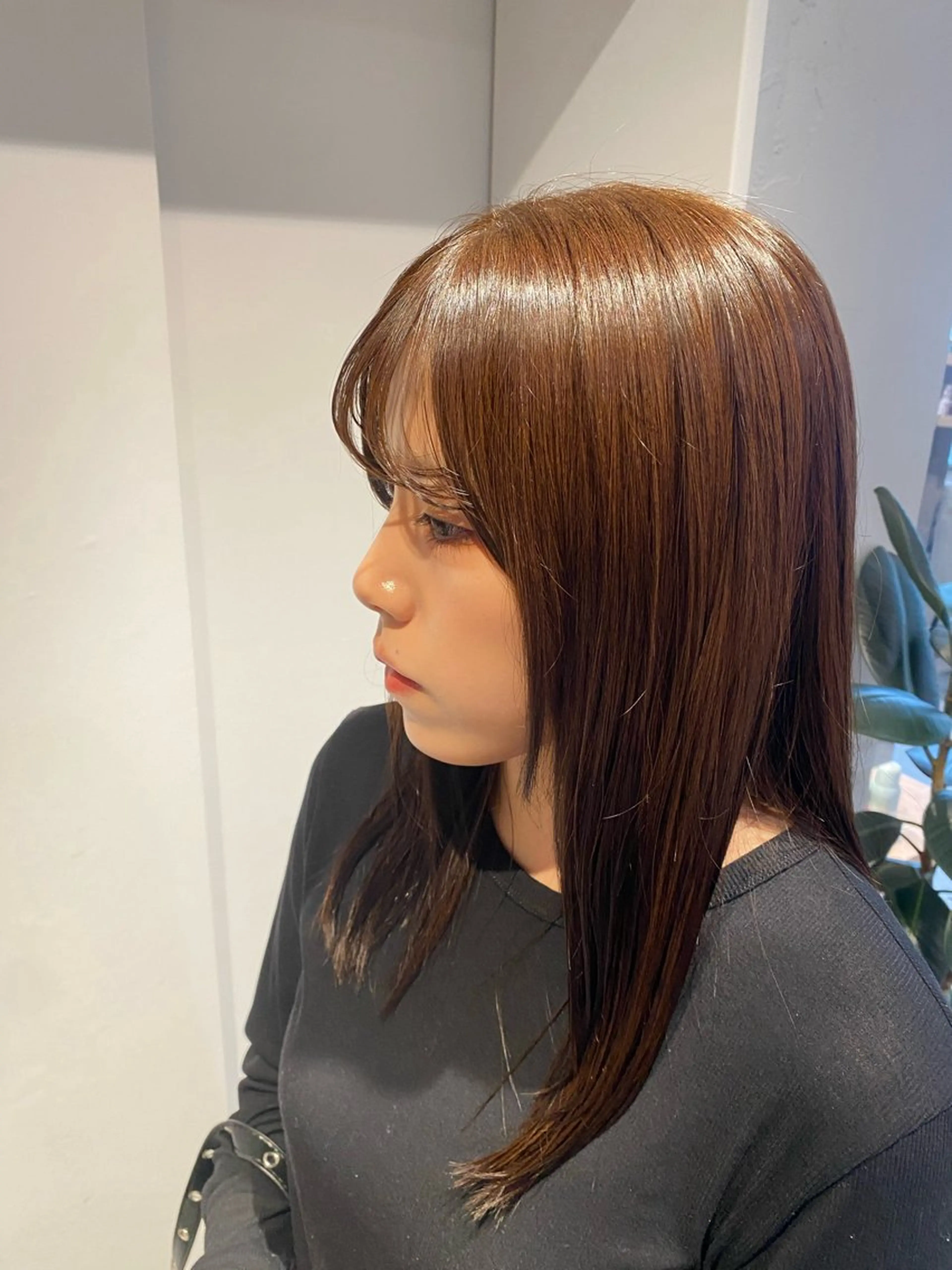 セミロング カラー ミユウ👗🎀 /カラーリスト/ボブのヘアスタイル
