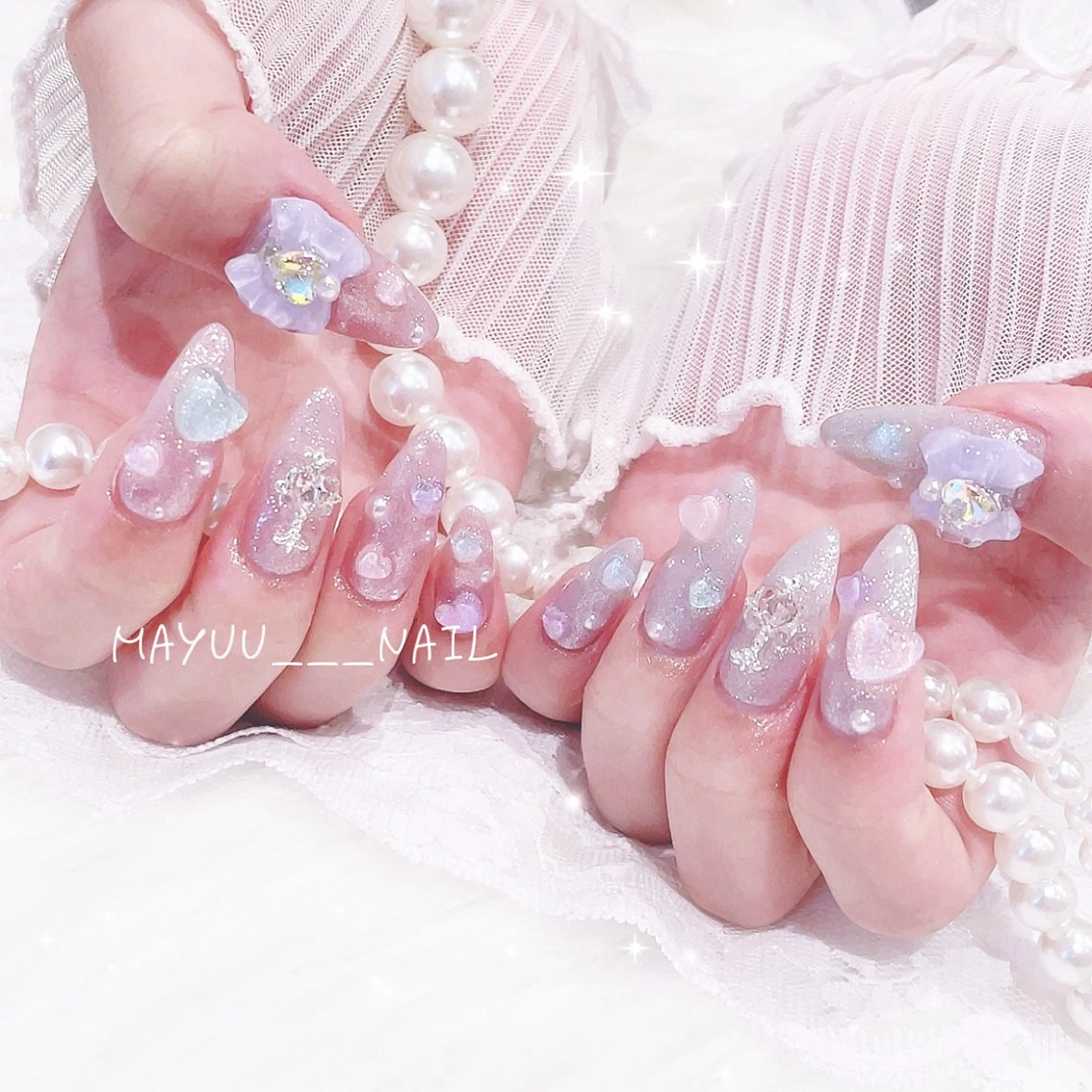 ネイル 🎀 Mayu 🎀痛ネイルのネイルデザイン