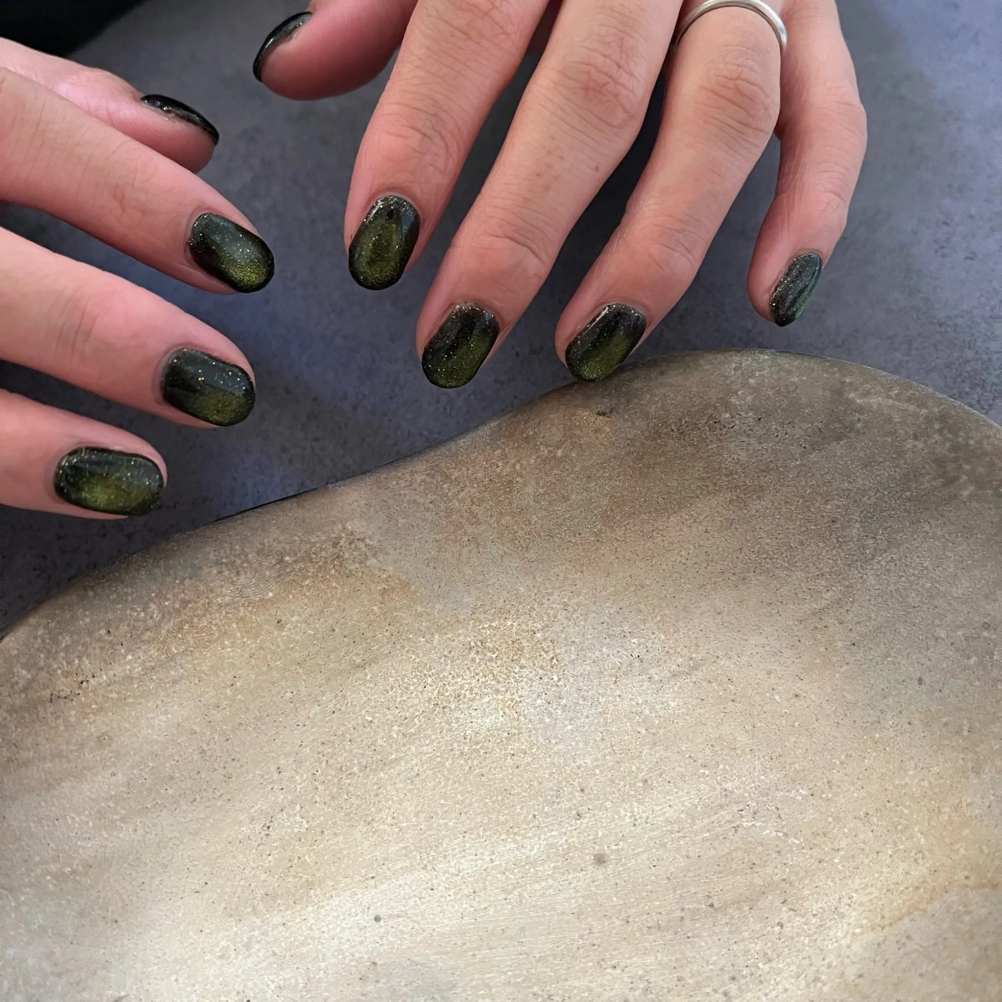 ネイル マグネットネイル K Aのネイルデザイン