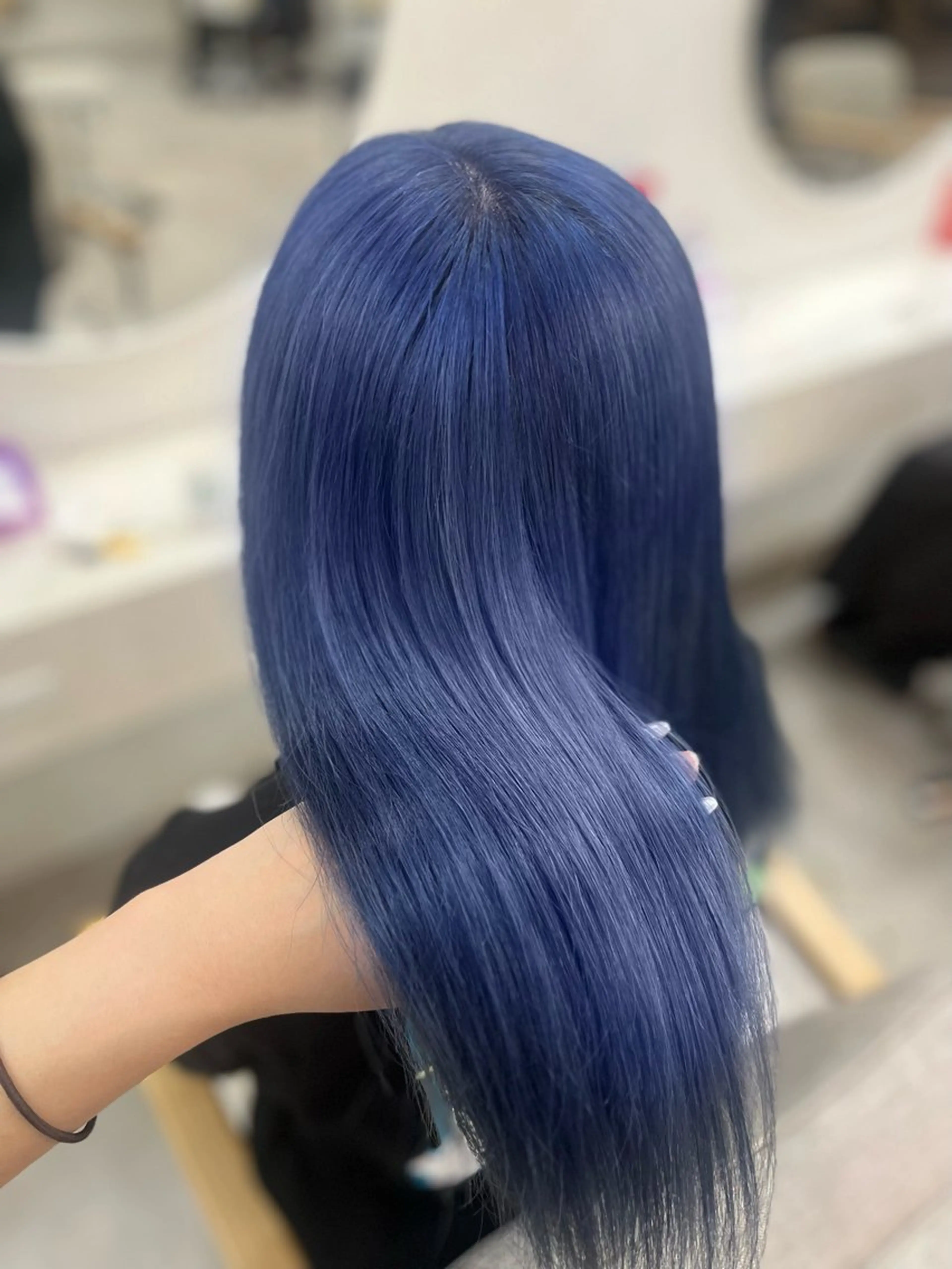 ミディアム カラー ブルーカラー 透明感カラー ラベンダーカラー ヘアカラー 🦋Yui🦋透明感 /艶カラー/髪質改善のヘアスタイル