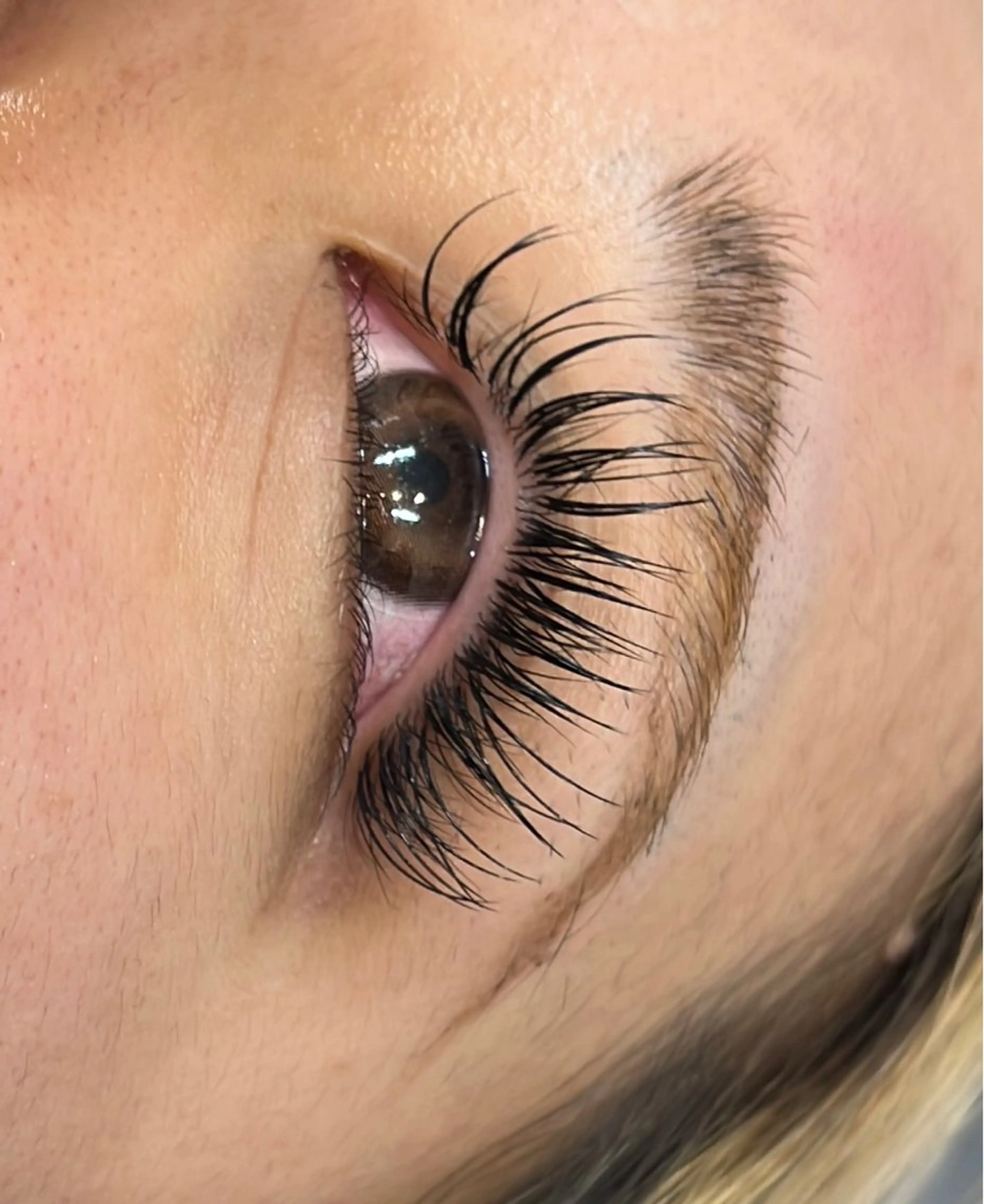 マツエク・マツパ 目尻長め シルク MAQUIA蒲田店 横山のマツエク・マツパデザイン