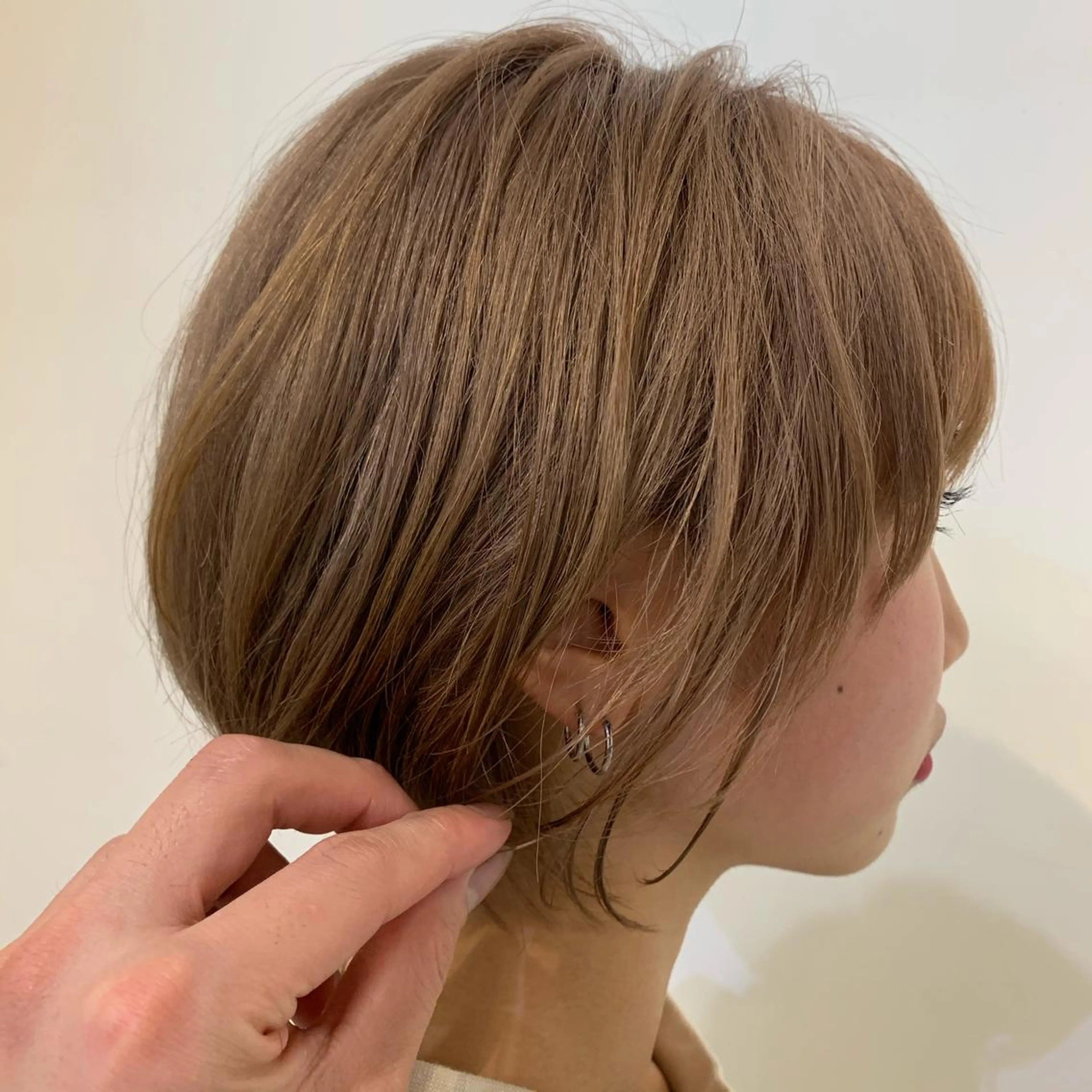 ショート カラー パーマ ヘアアレンジ メンズ キッズ Luela堅田所属・田中 裕士のヘアスタイル