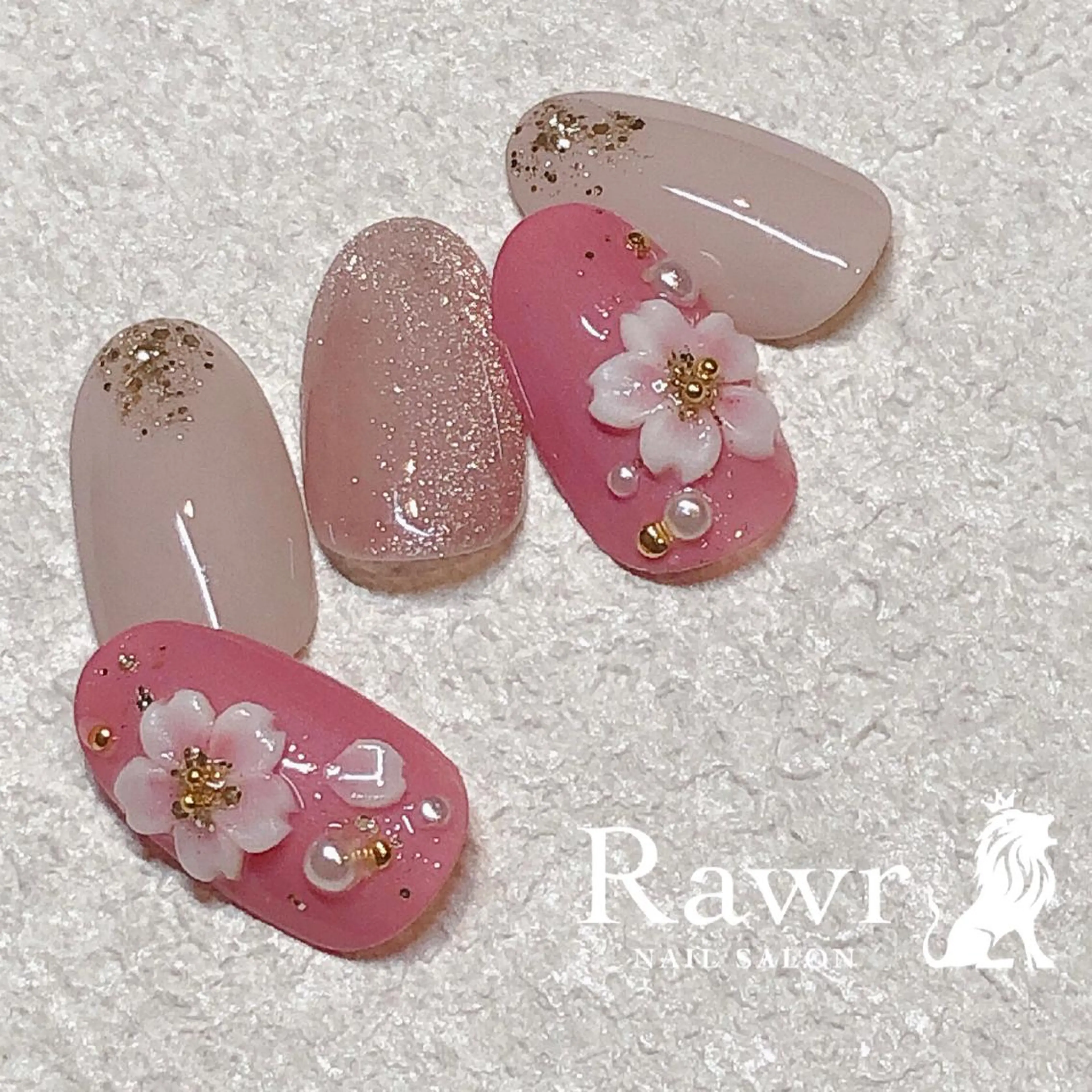 ネイル ハンドネイル Rawr / saoriのネイルデザイン