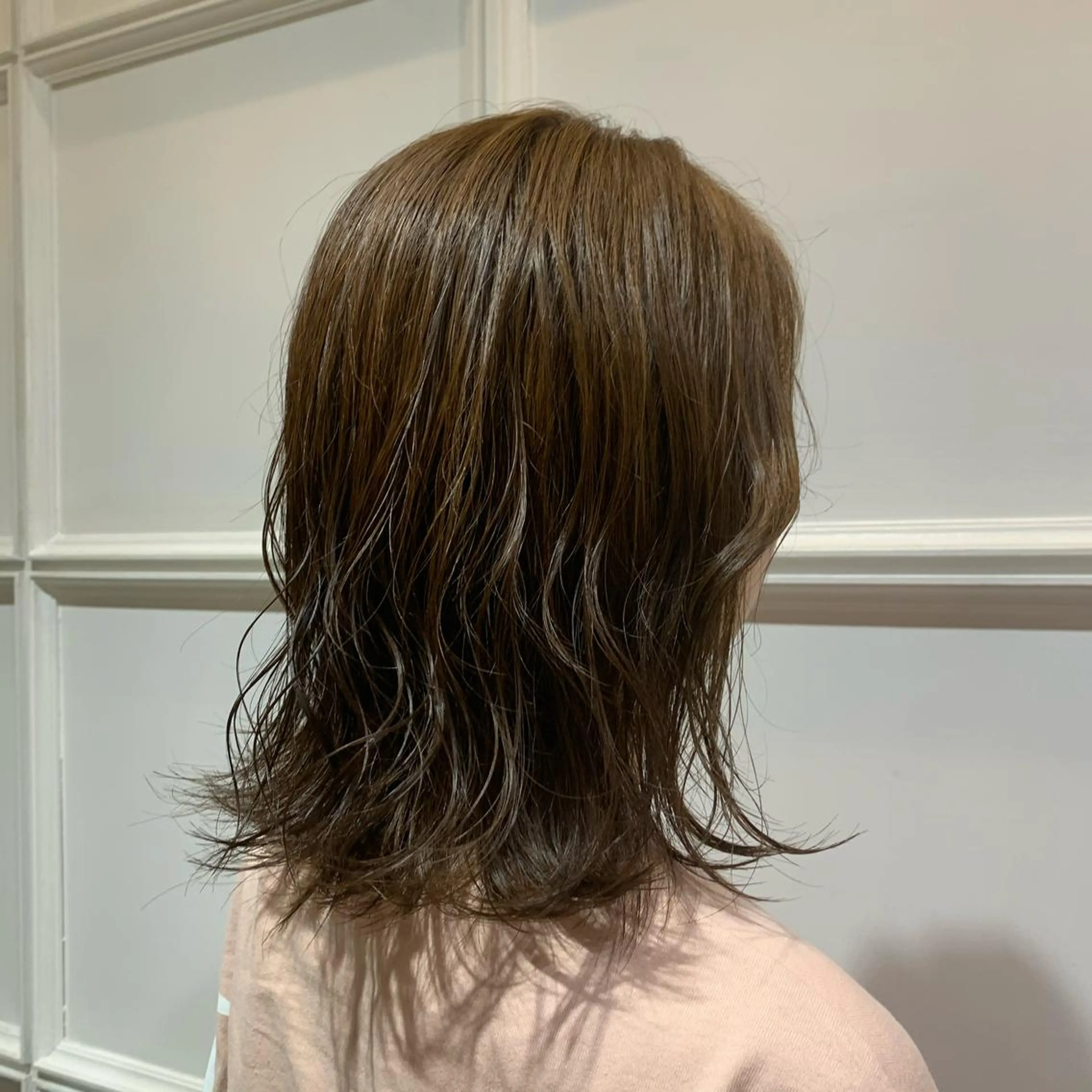 ミディアム カラー 髪質改善カラー&TR 縮毛矯正/弱酸性矯正のヘアスタイル