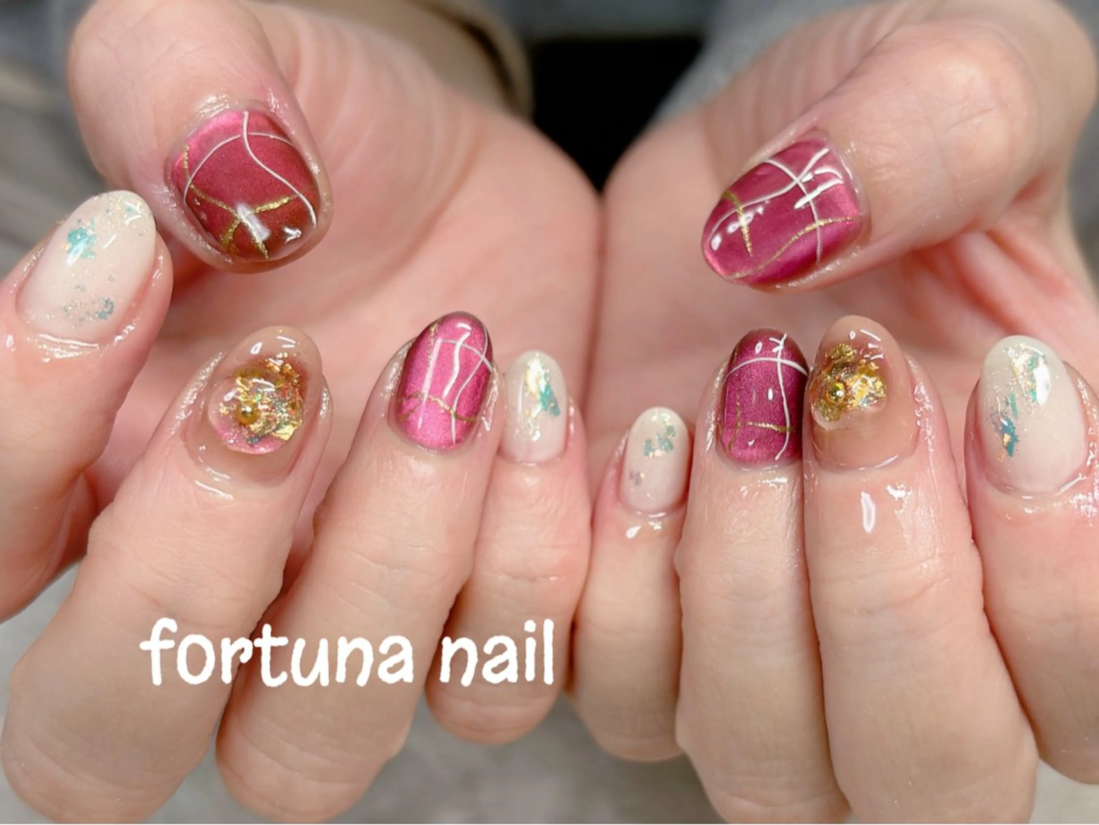 ネイル ハンドネイル Nail •Head スパFortunaのネイルデザイン
