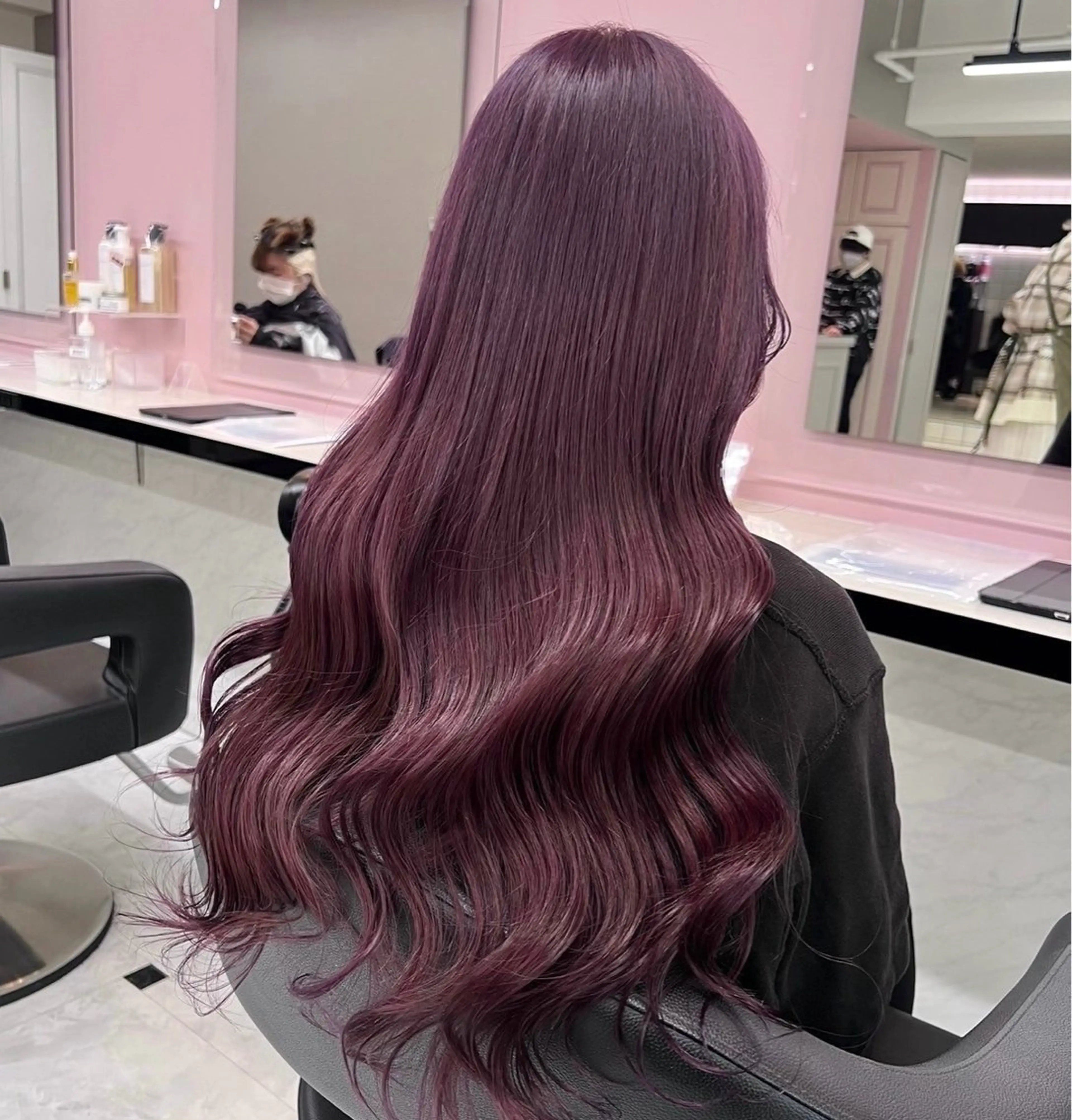 カラー girlな暖色ヘア 🪽🫧ハルナ🎀のヘアスタイル