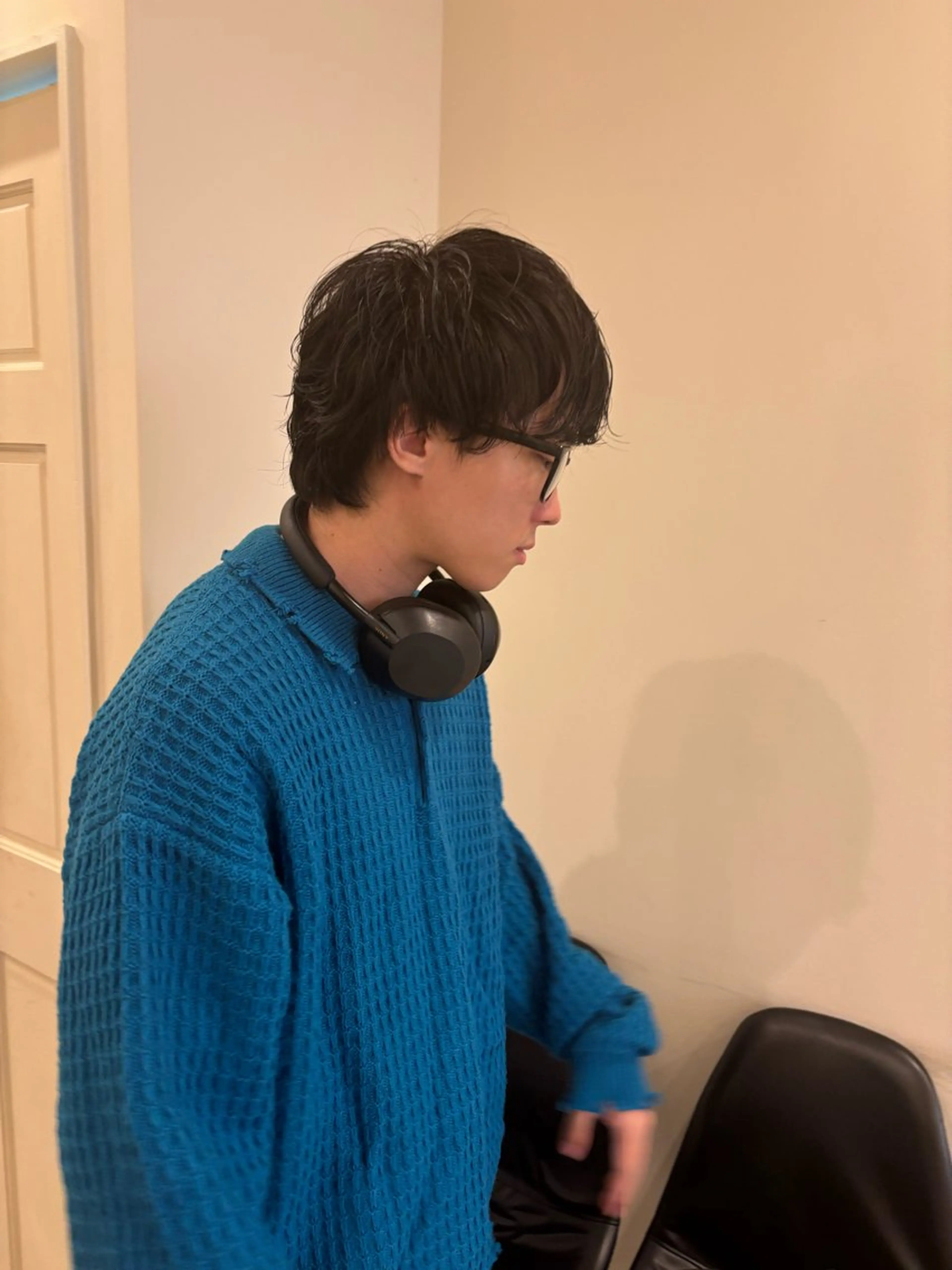 カラー メンズ アッシュ カット パーマ Belle 新宿店所属・🐰パーマモデル 募集中/ゆな🐰のヘアスタイル