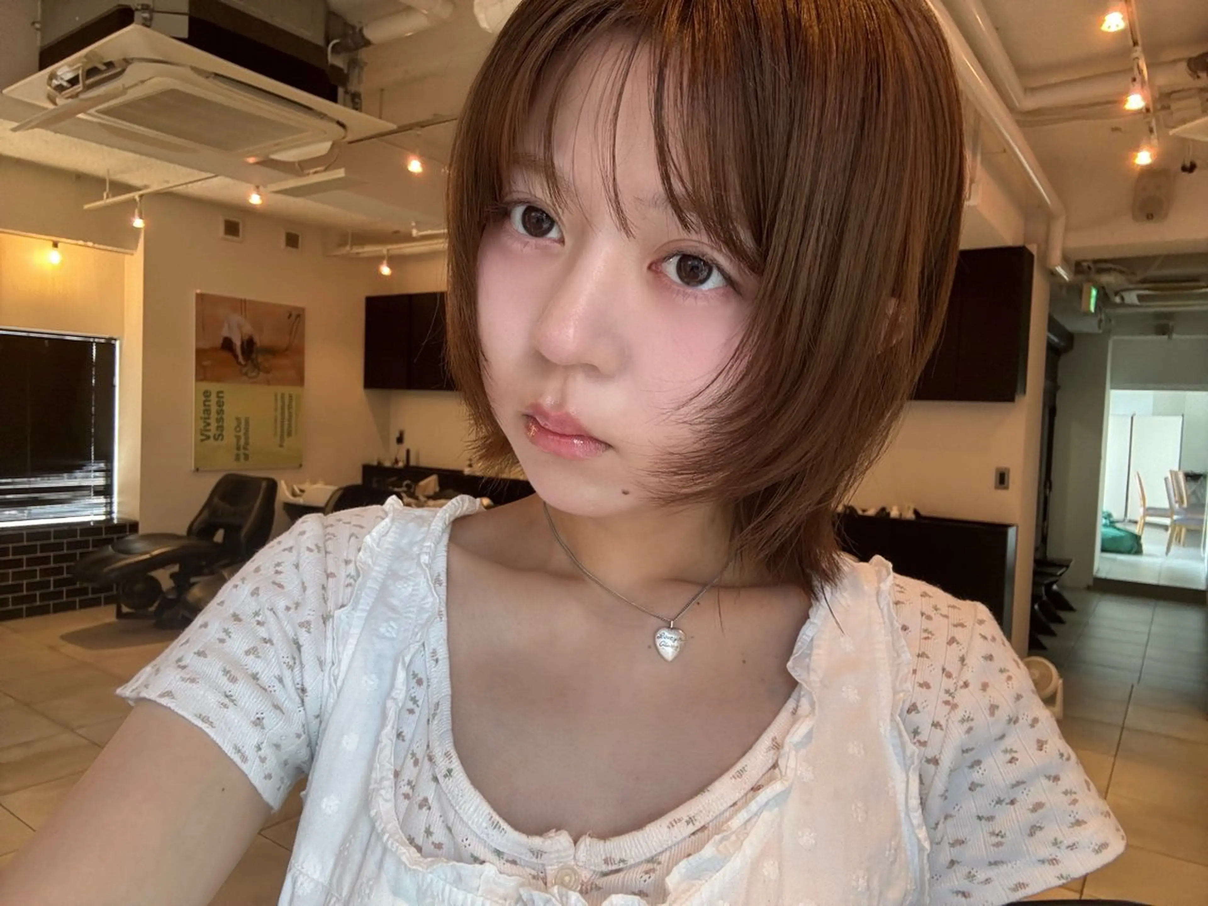 ショート カラー カット ヘアカラー riria/ボブ /ブラウンカラー🎀のヘアスタイル