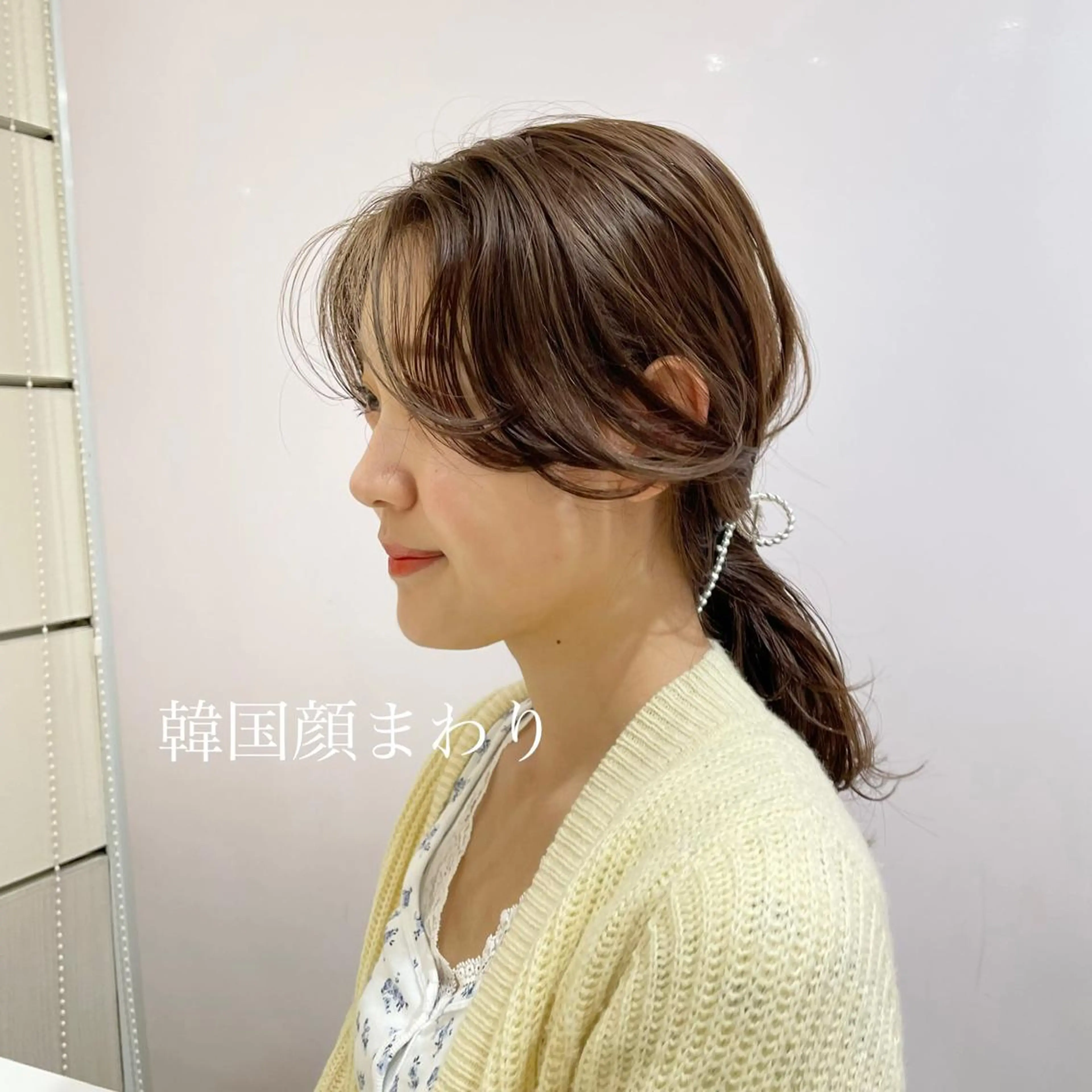 セミロング 前髪/ 顔周り/とばみかのヘアスタイル