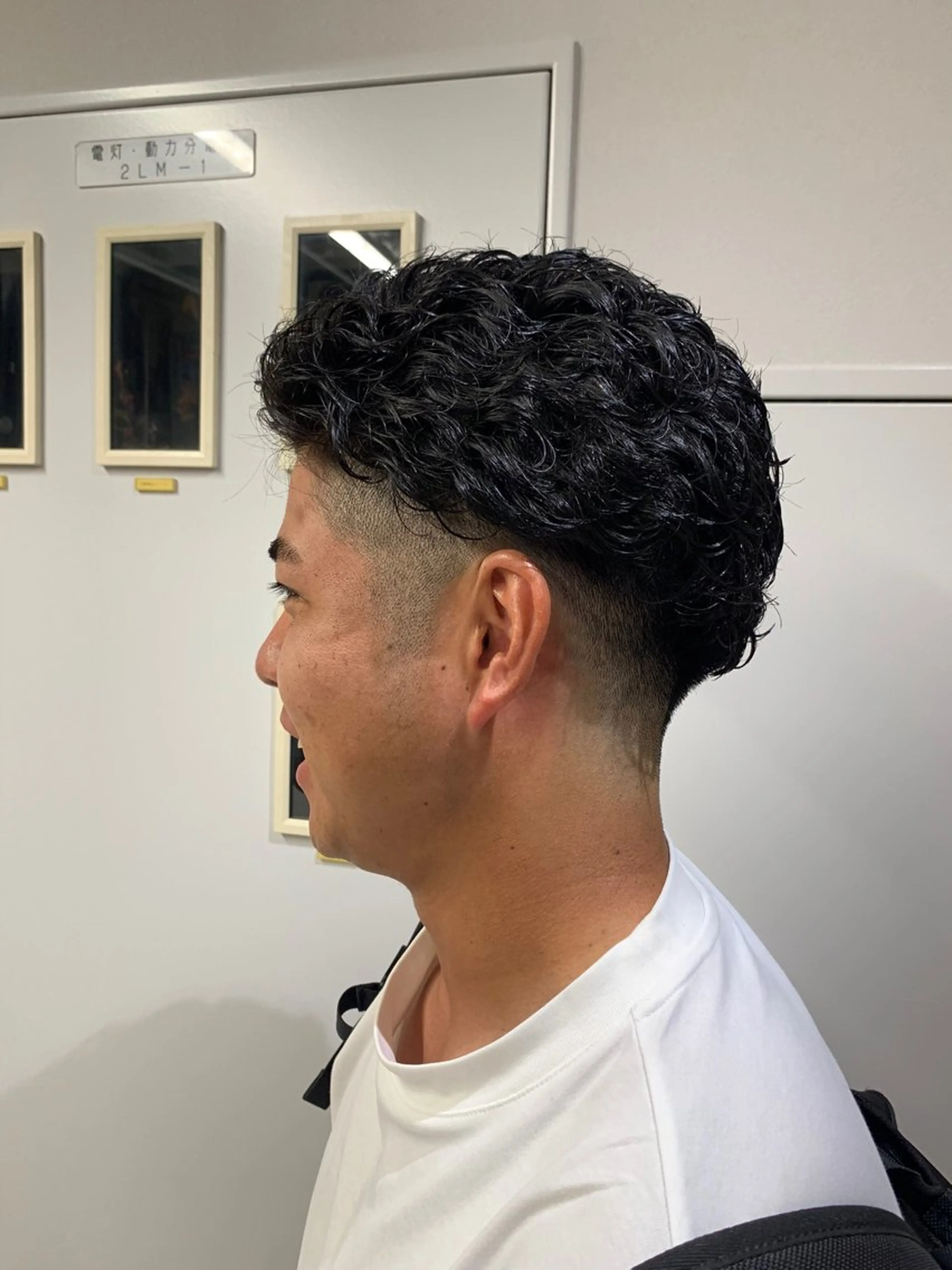 パーマ メンズ カット パーマ 藤倉 翔平のヘアスタイル