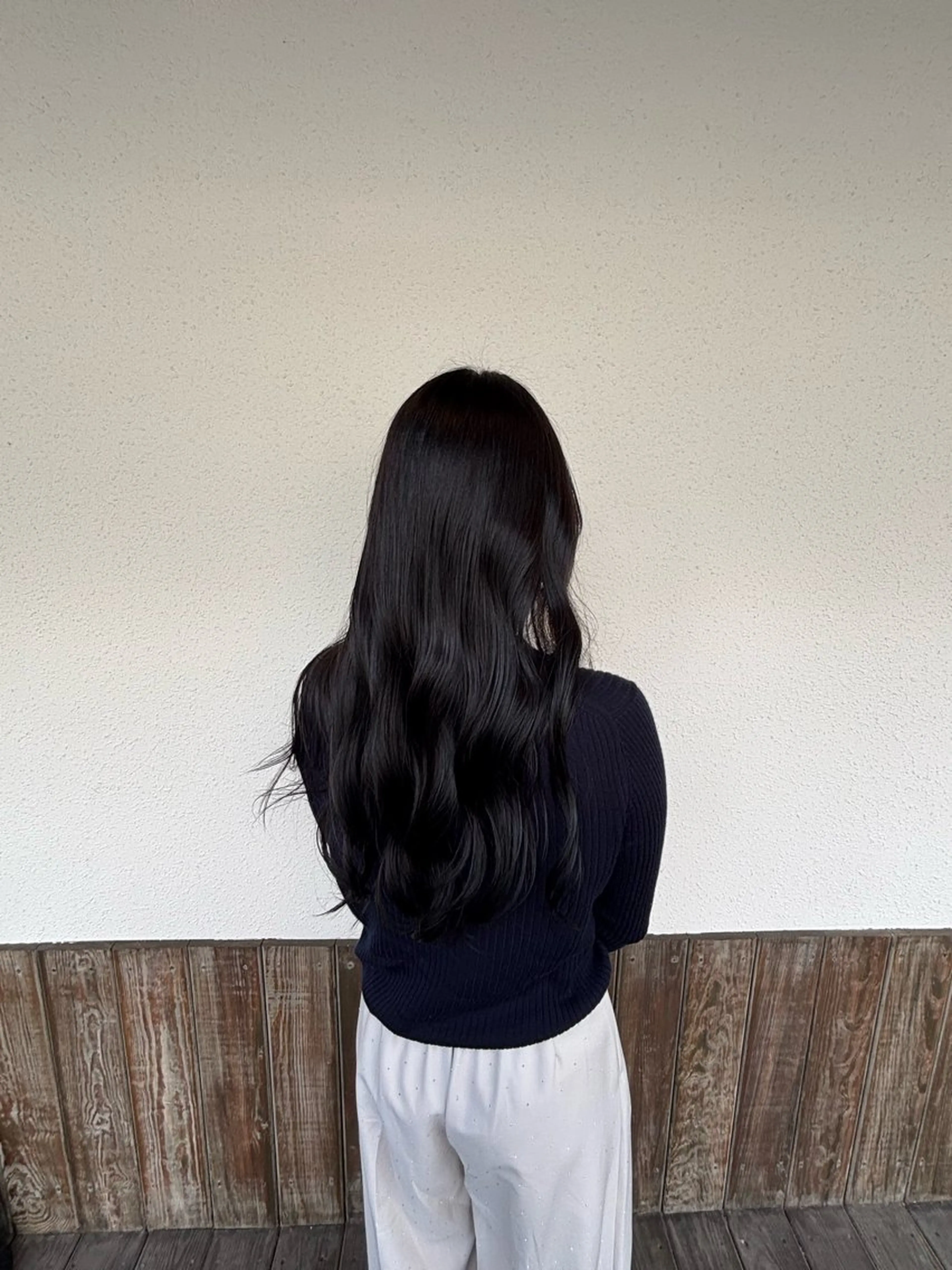 ロング カラー FaMe所属・森本 麻比のヘアスタイル