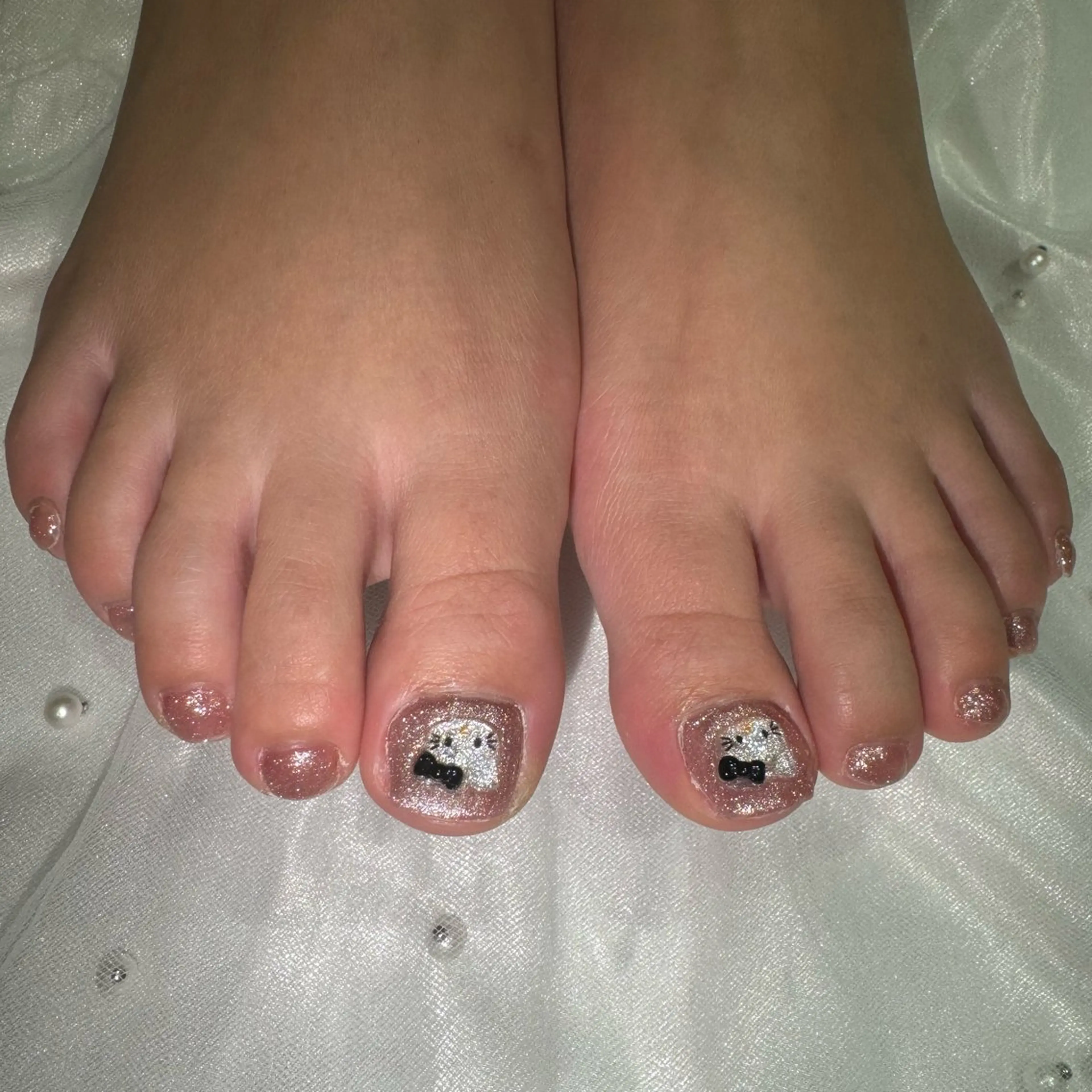 ネイル フットネイル ワンカラーネイル 💫fein. nail💫のネイルデザイン