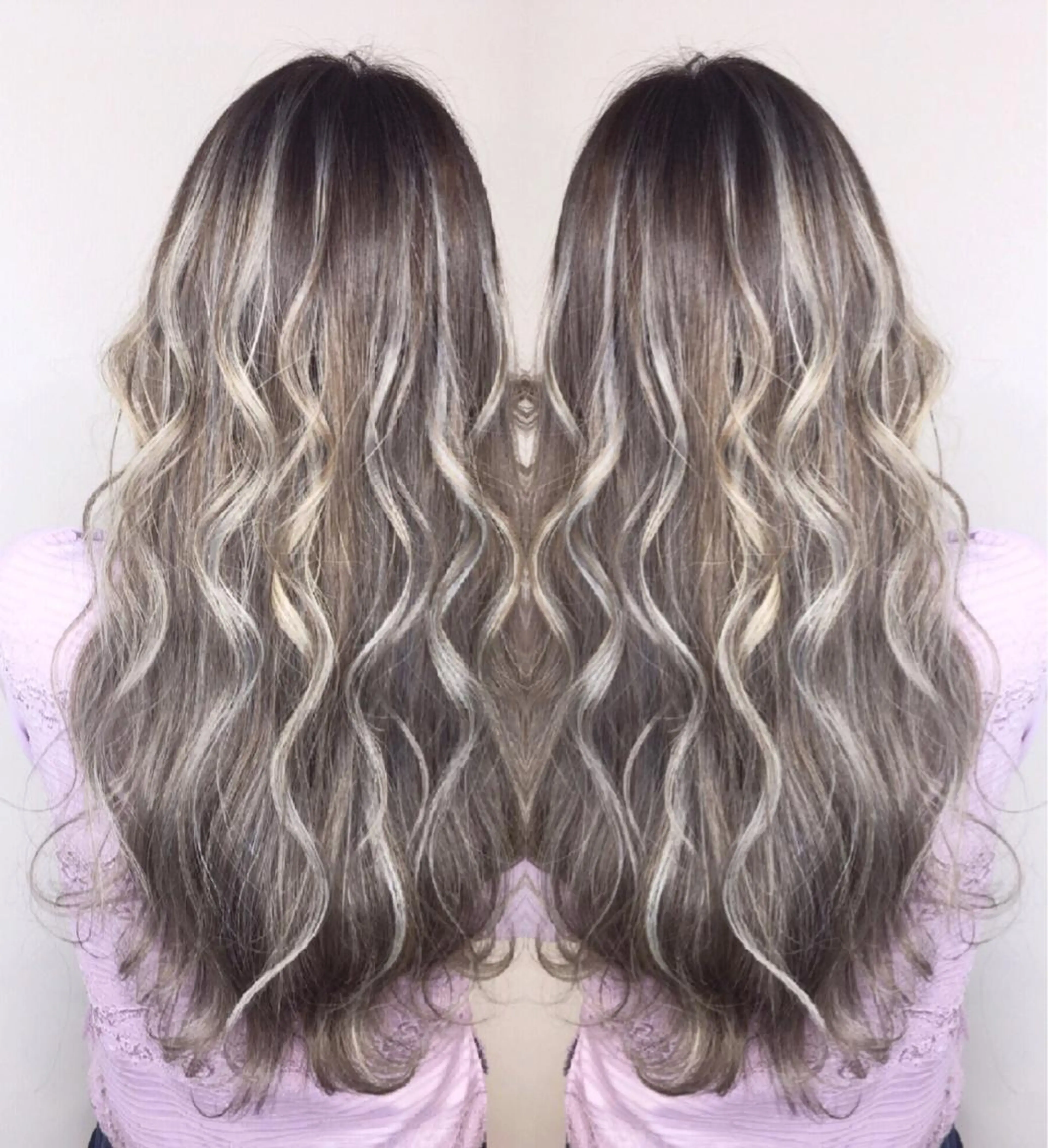 ロング 3Dハイライト 外国人風カラー ハイライト ヘアカラー トリートメント ヘアセット ❤️千葉県代表❤️ 店長❤️柿本翔一朗のヘアスタイル