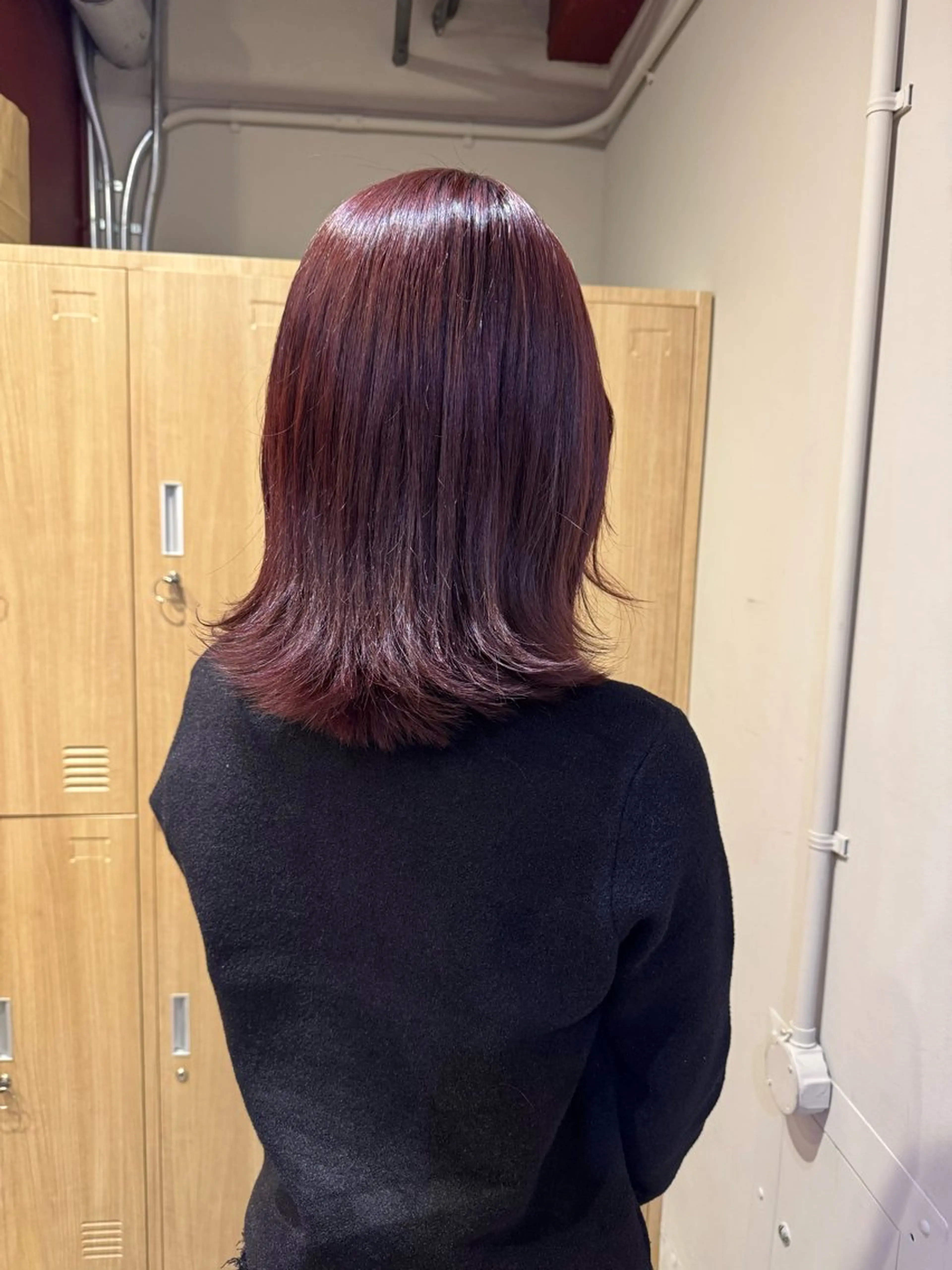 ミディアム カラー ヘアカラー トリートメント 透明感×レイヤーカッ ト🌼kiraraのヘアスタイル