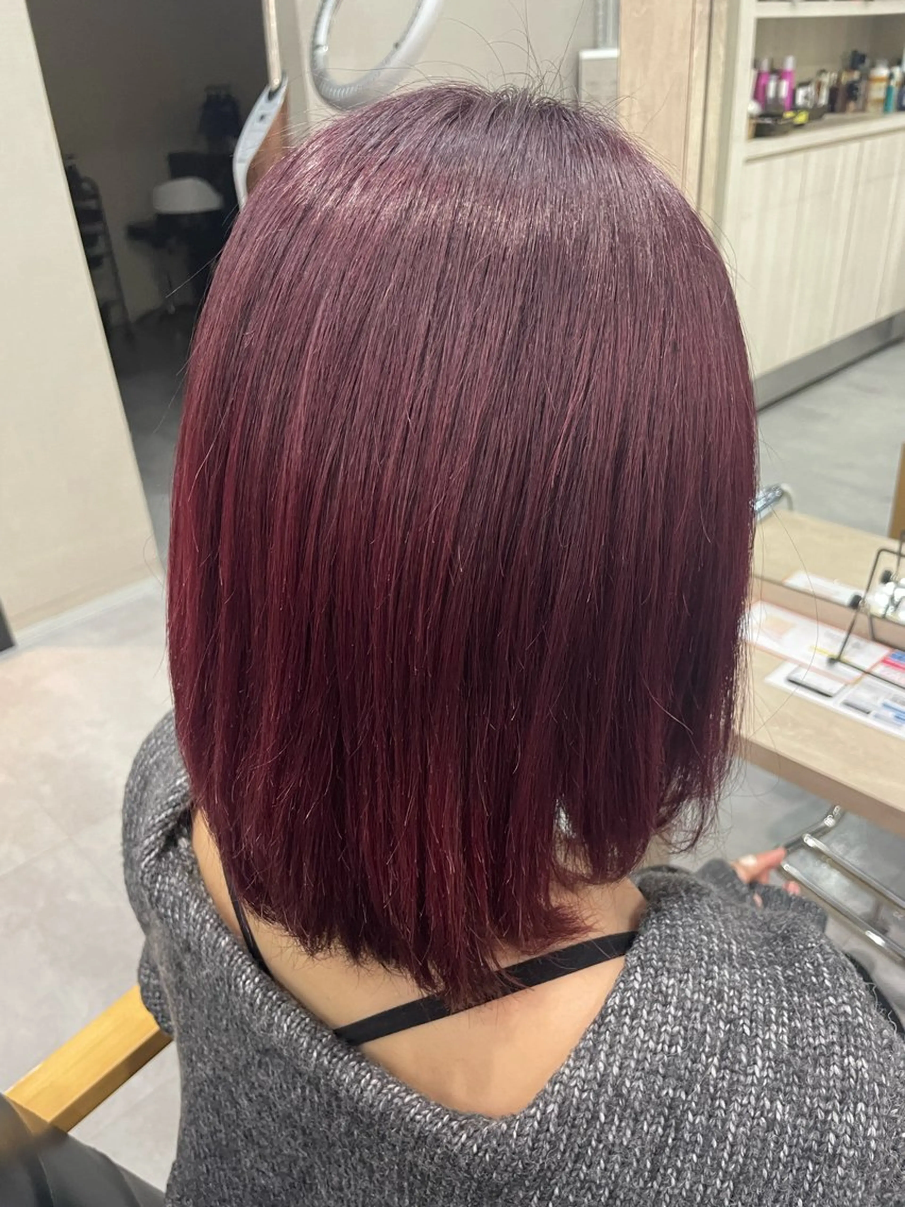 カラー 村上 ななみのヘアスタイル