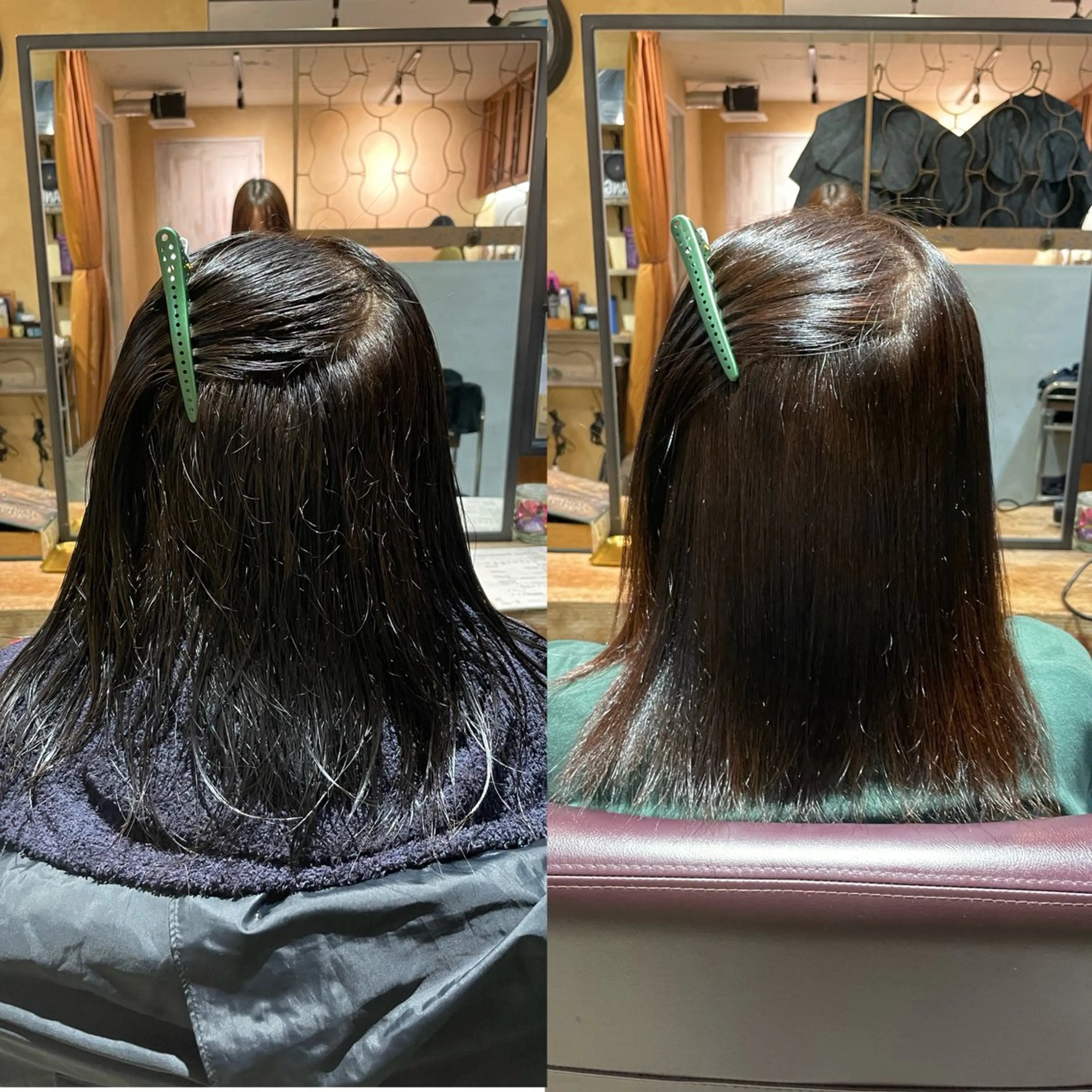 ミディアム カット 縮毛矯正 saya 🧸 カット/縮毛矯正のヘアスタイル