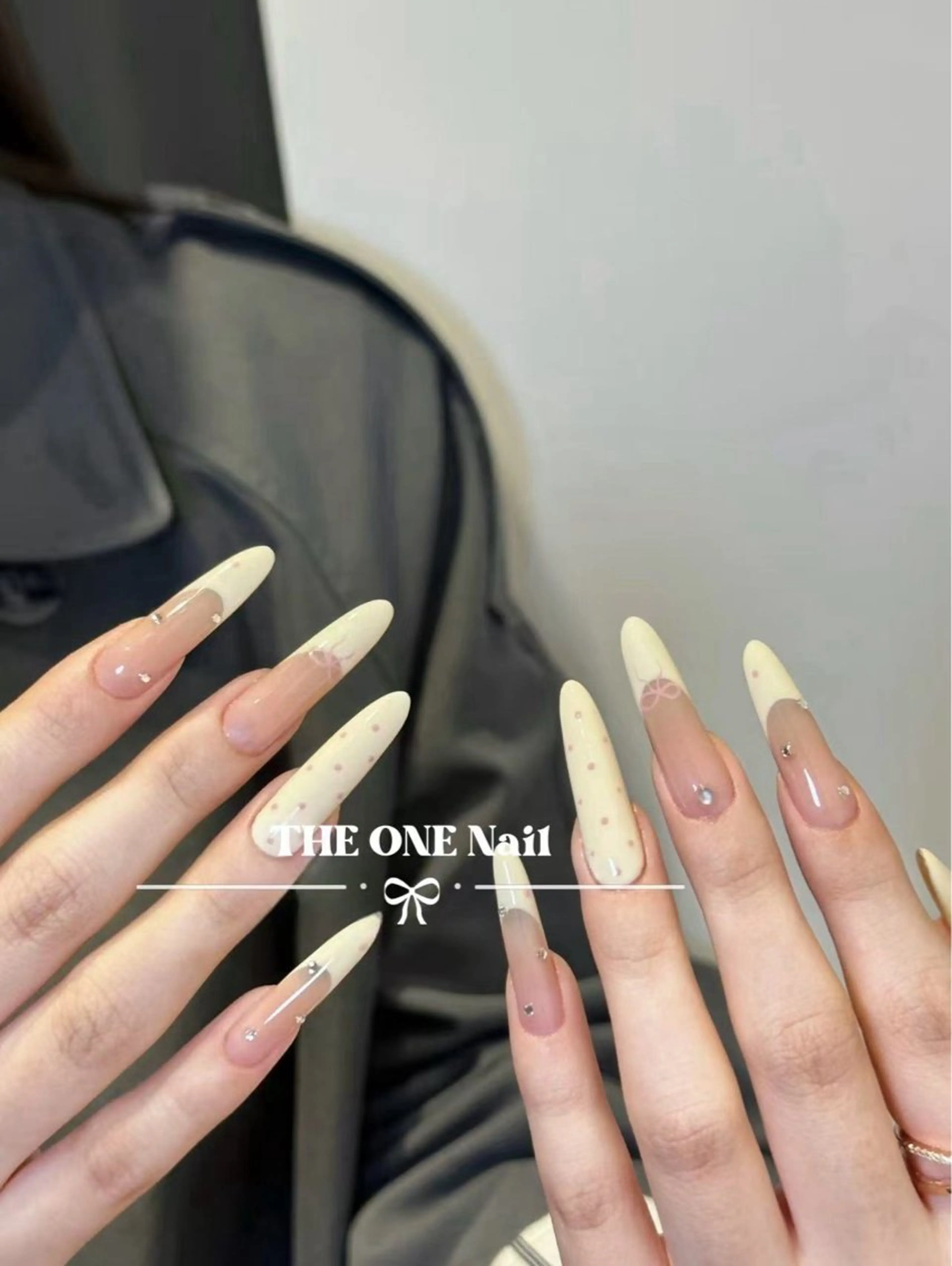 ハードデザイン＋チップで長さだし＋パーツ選び放題の写真