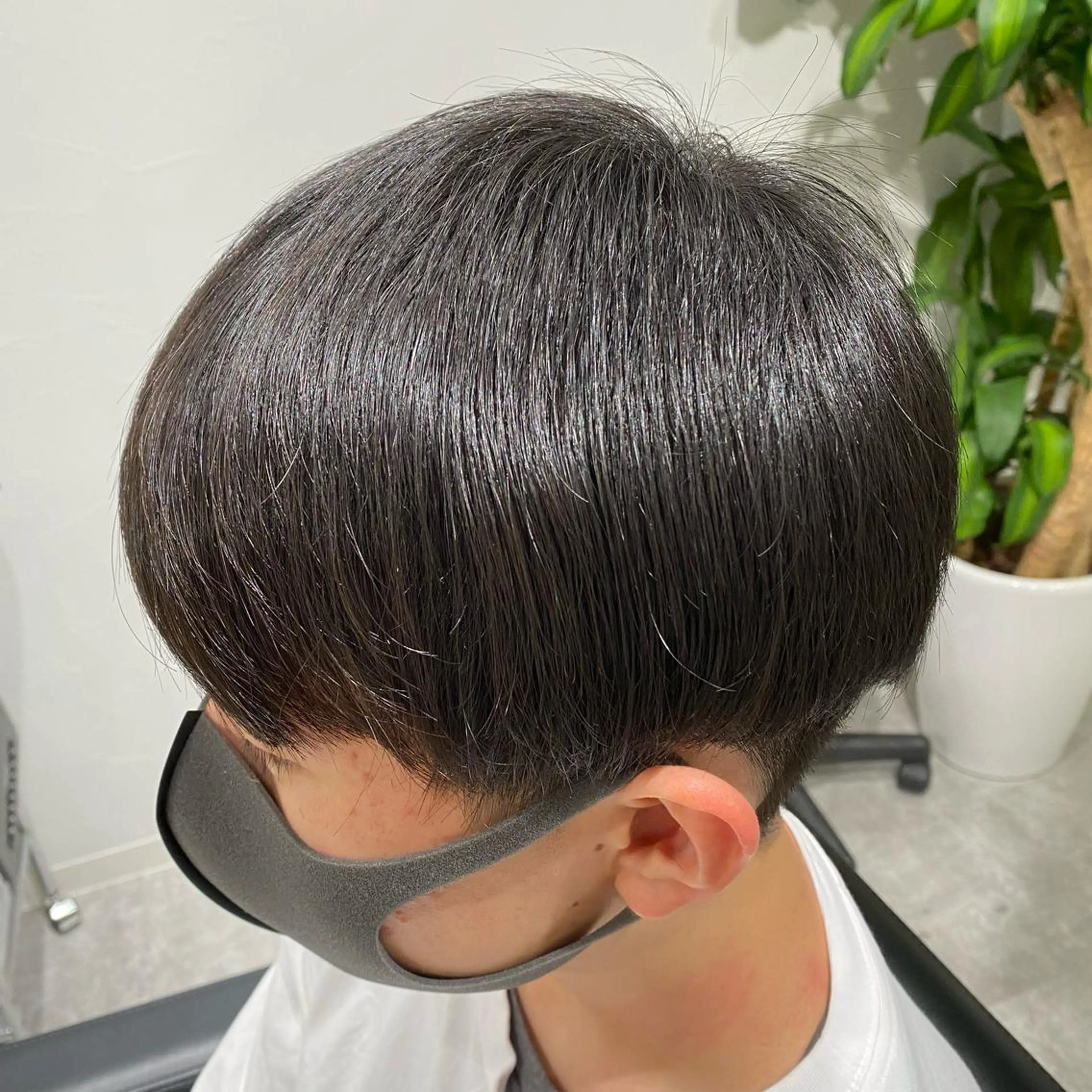 ショート メンズ esu心斎橋所属・esu☀️勇美☀️ 髪質改善ストレートのヘアスタイル