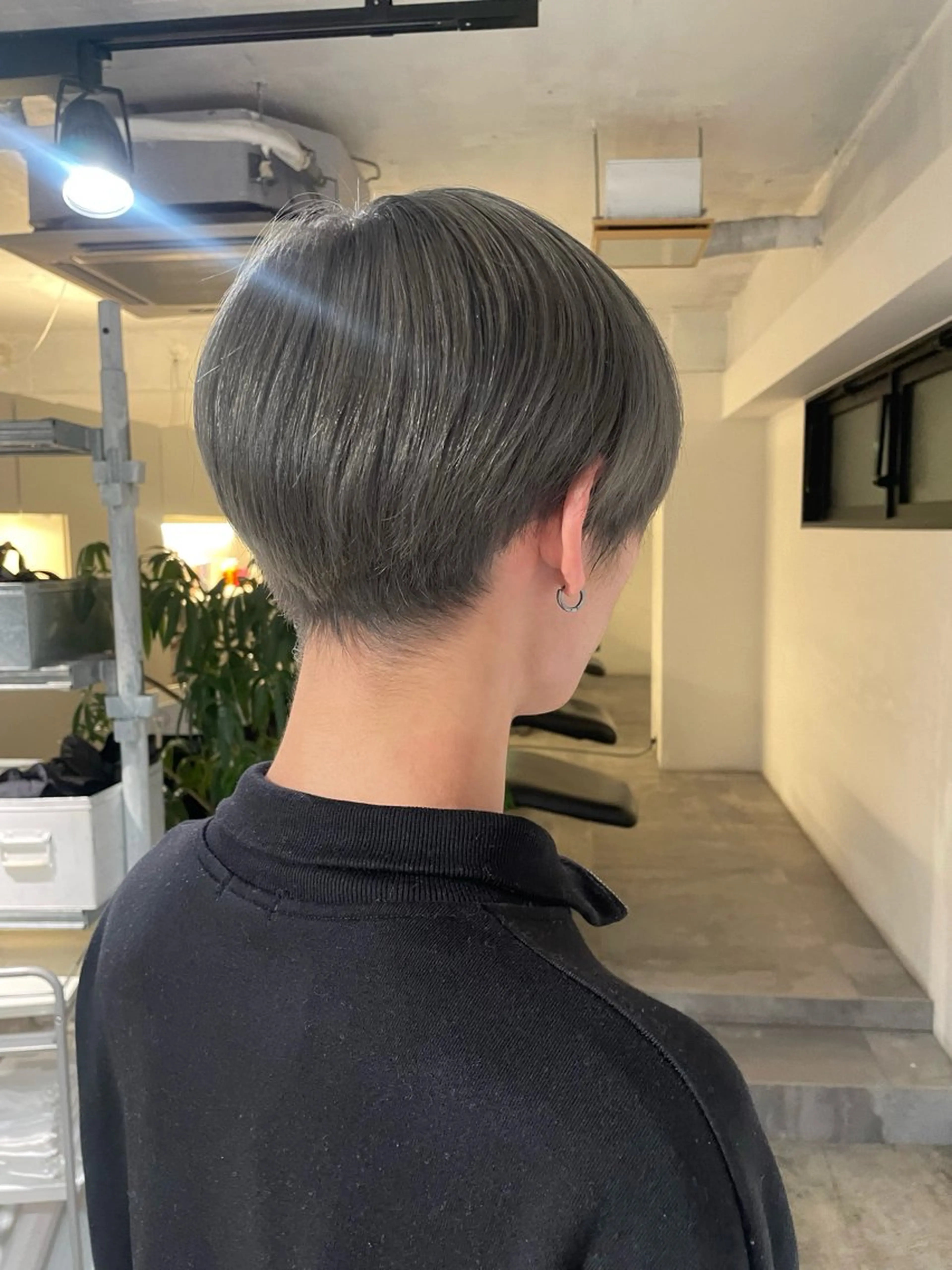 ショート カラー グレージュ 暖色カラー🍒 ケアブリーチ/akiのヘアスタイル