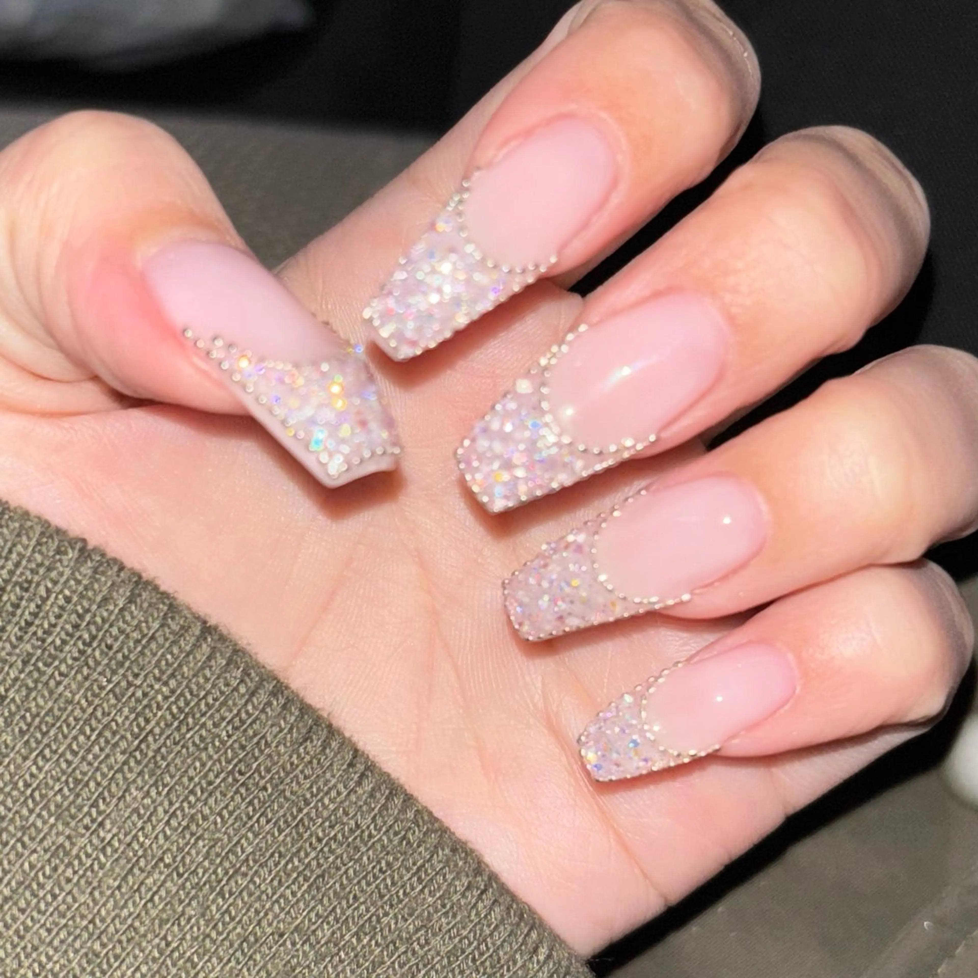 ネイル アートネイル フレンチネイル ハンドネイル 🩰ミキ/韓国♡ girlyネイル🩰のネイルデザイン