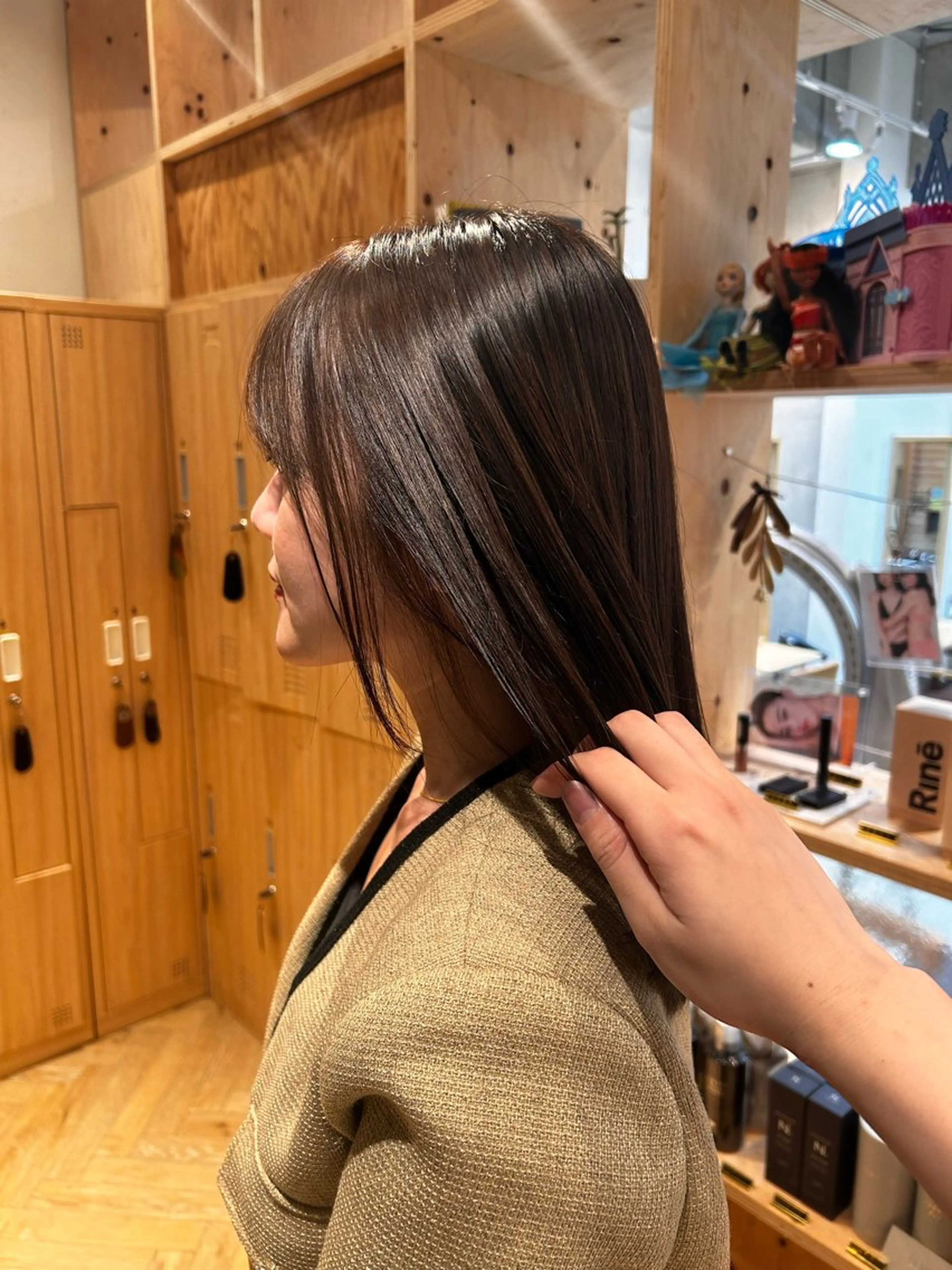 ミディアム トリートメント 酸熱トリートメント 透明感/ダブルカラー /kazui🐈のヘアスタイル