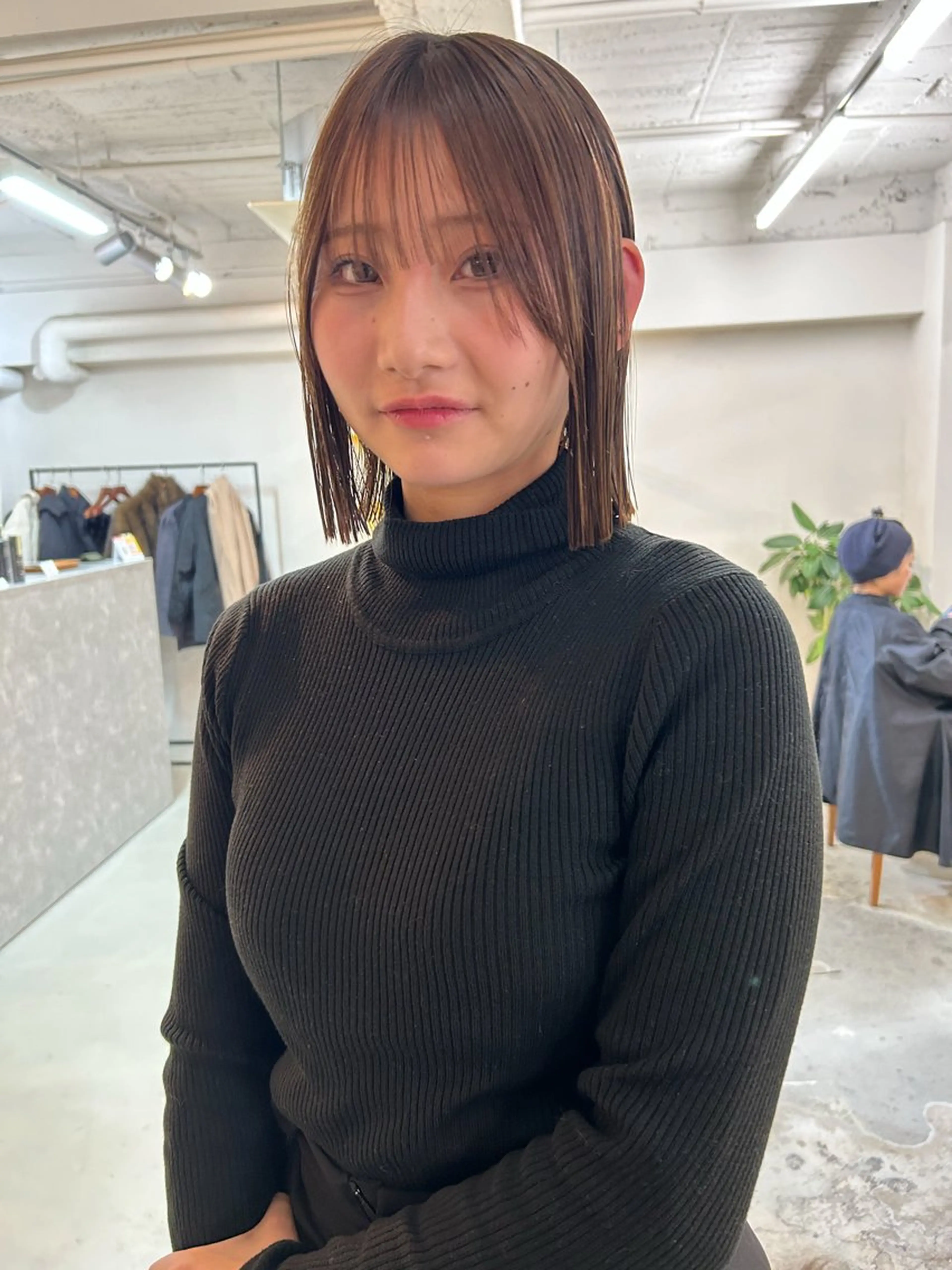 ミディアム ボブ カット FavyS所属・心斎橋/ボブカット /りくのヘアスタイル