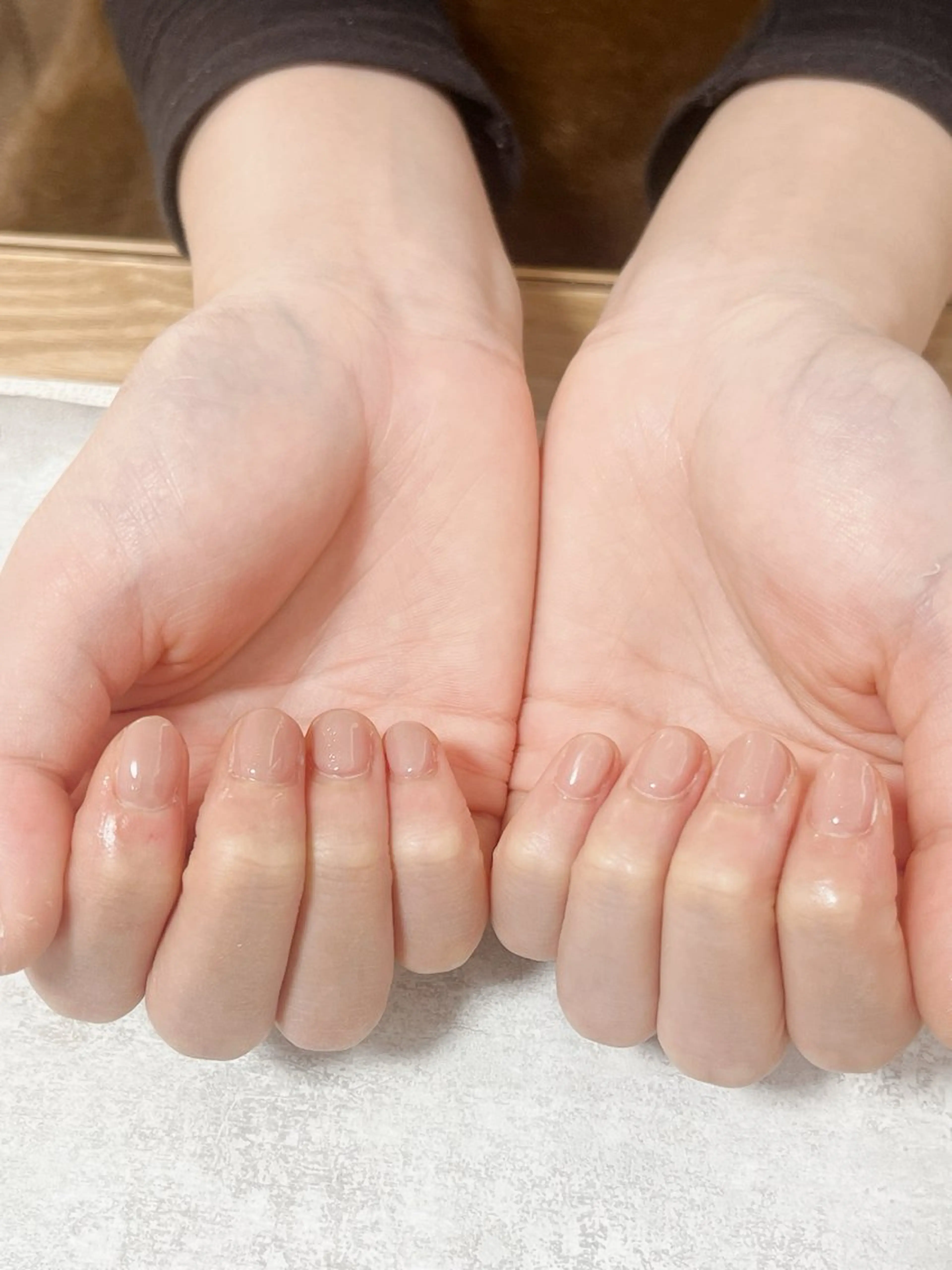 ネイル オーロラネイル フットネイル フレンチネイル ジェルネイル ハート ハンドネイル Mogu nail 二子玉川のネイルデザイン