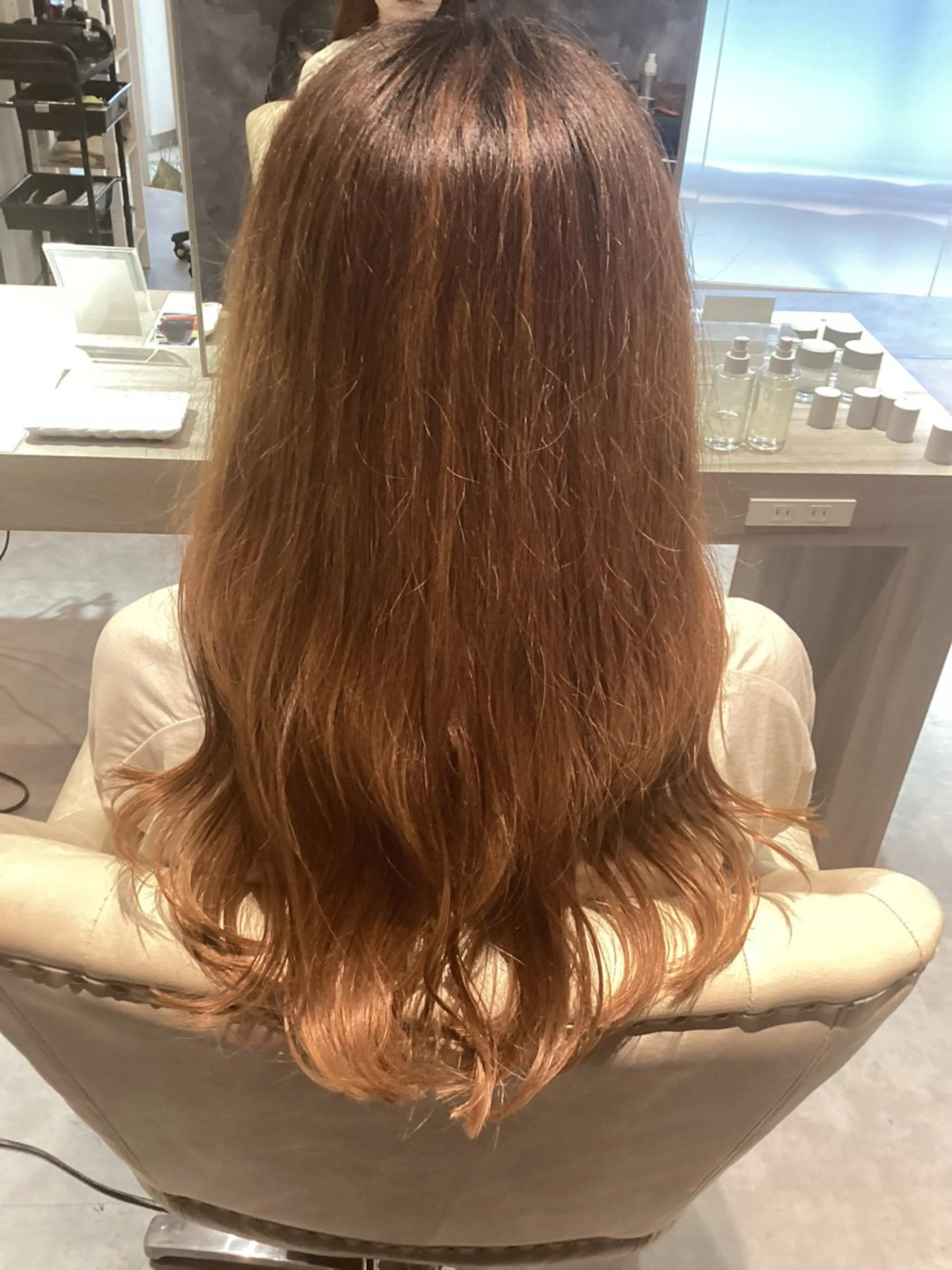 ロング 五ノ井 一世のヘアスタイル