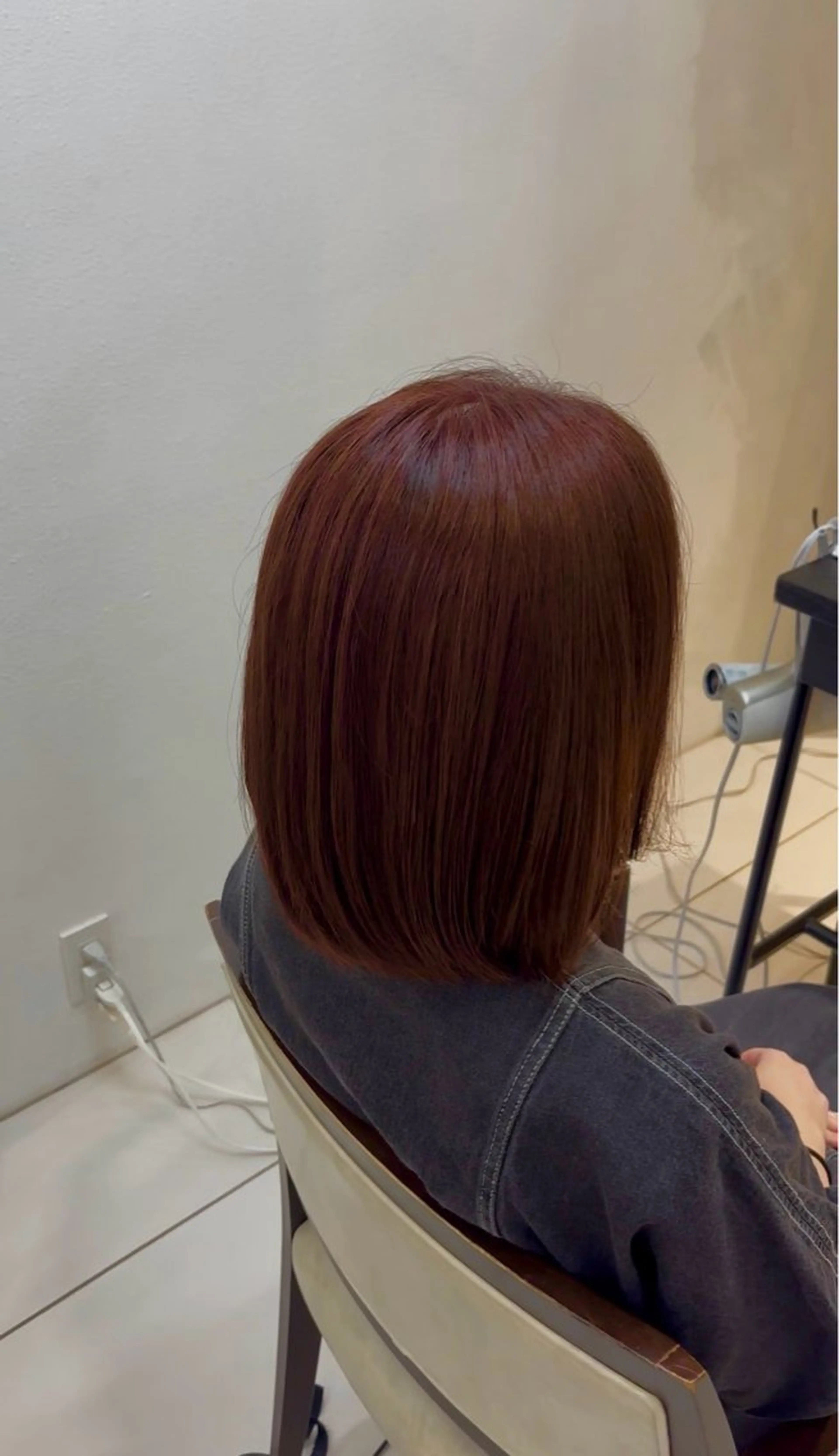 ミディアム ヘアカラー 毛利 拓夢のヘアスタイル