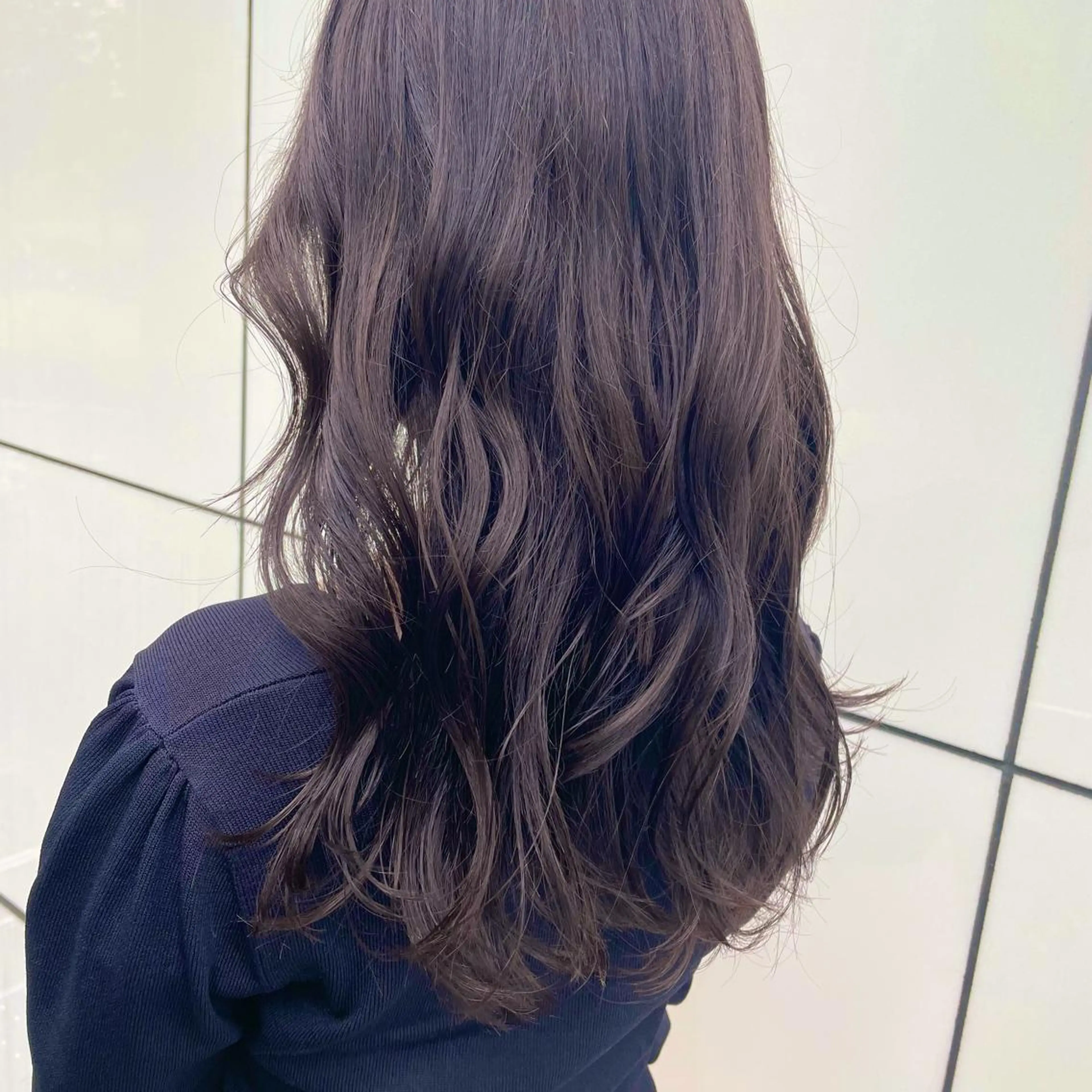 セミロング カラー ヘアアレンジ カット ヘアカラー トリートメント Lolonois梅田 🌼TSUYURIのヘアスタイル