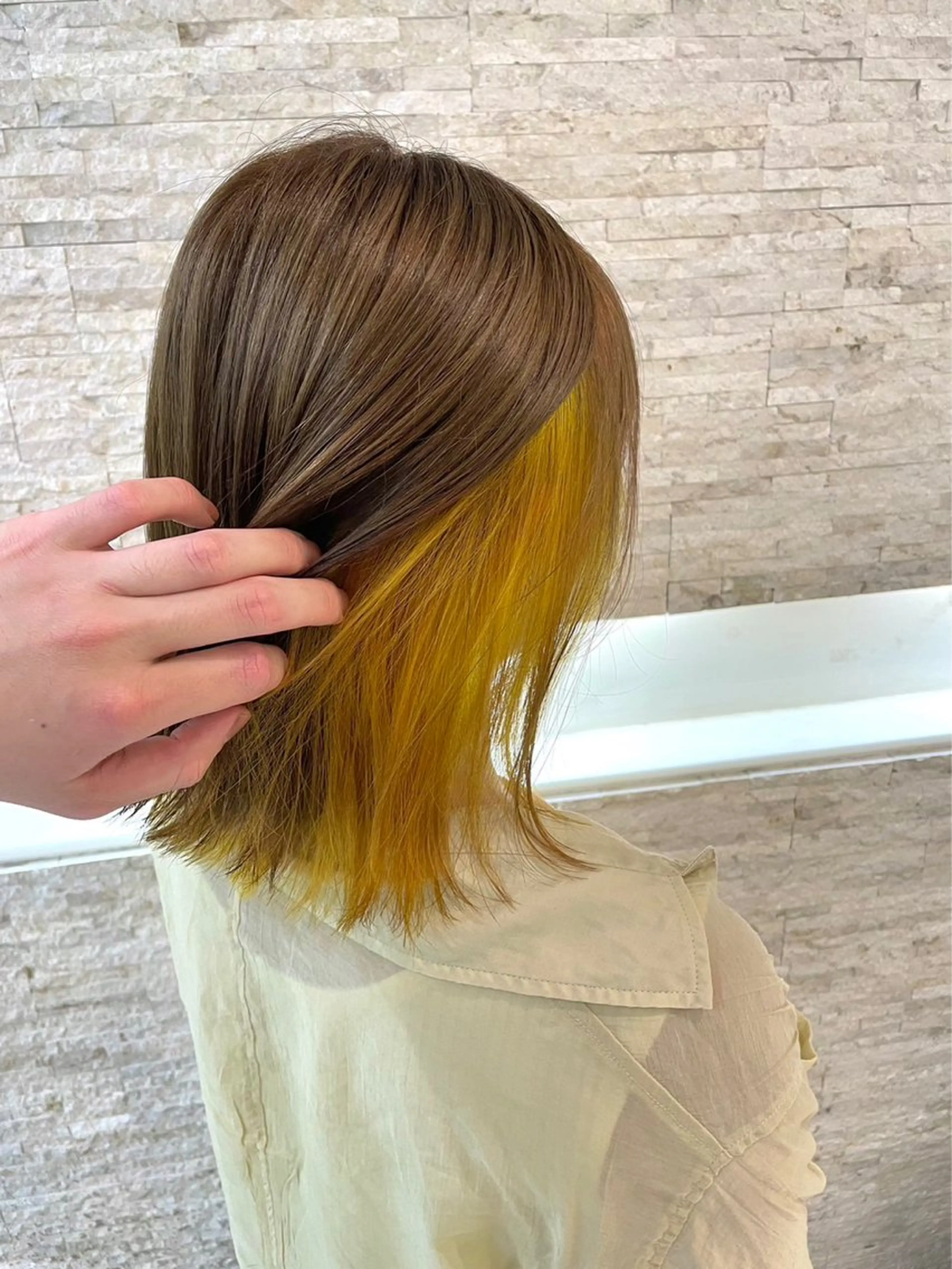 ミディアム カラー ☘️上村 歩夢☘️ /髪質改善/メンズのヘアスタイル