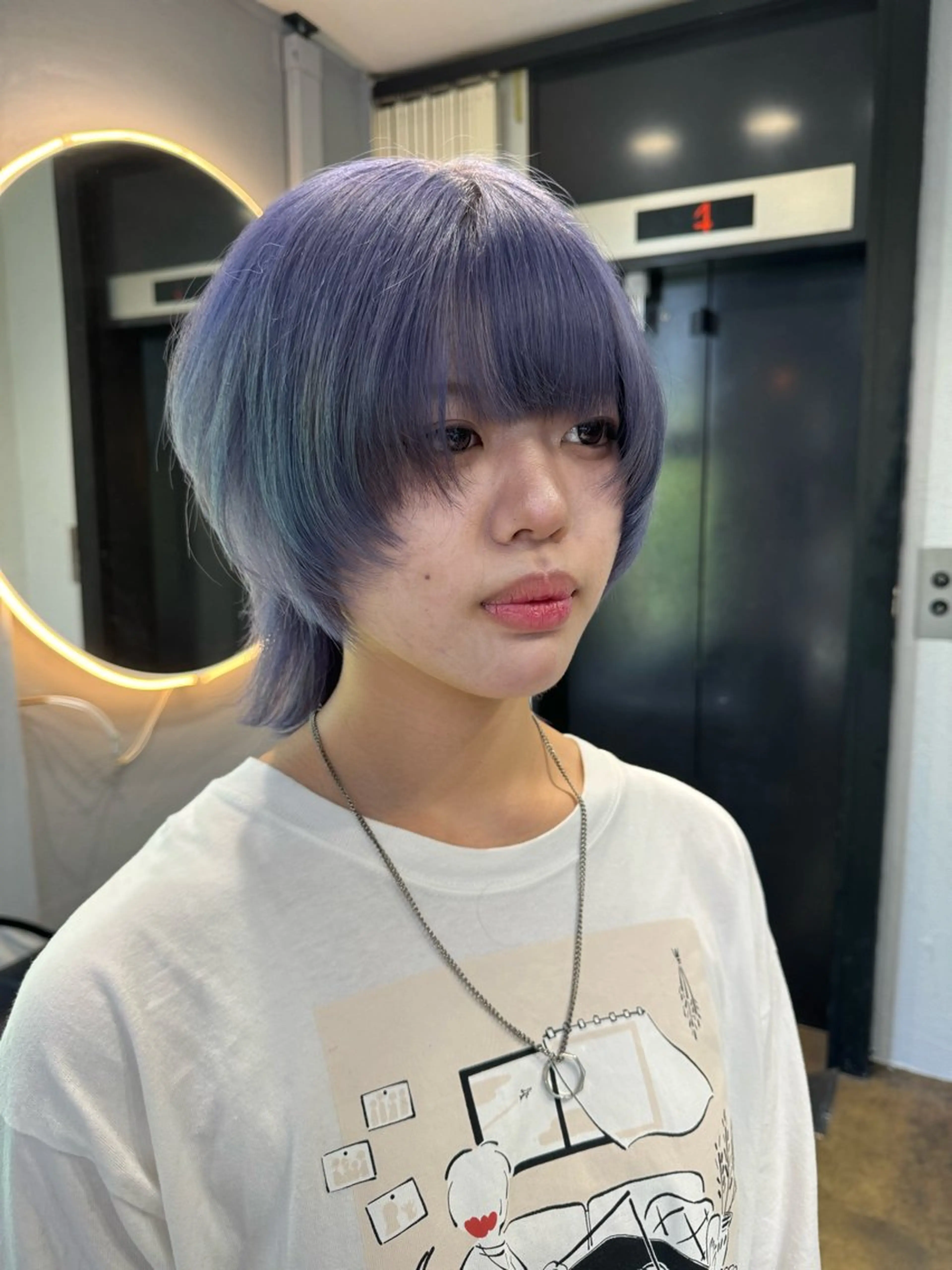 ショート カラー dao/ミルクティー /ブラウン/ブロンドのヘアスタイル