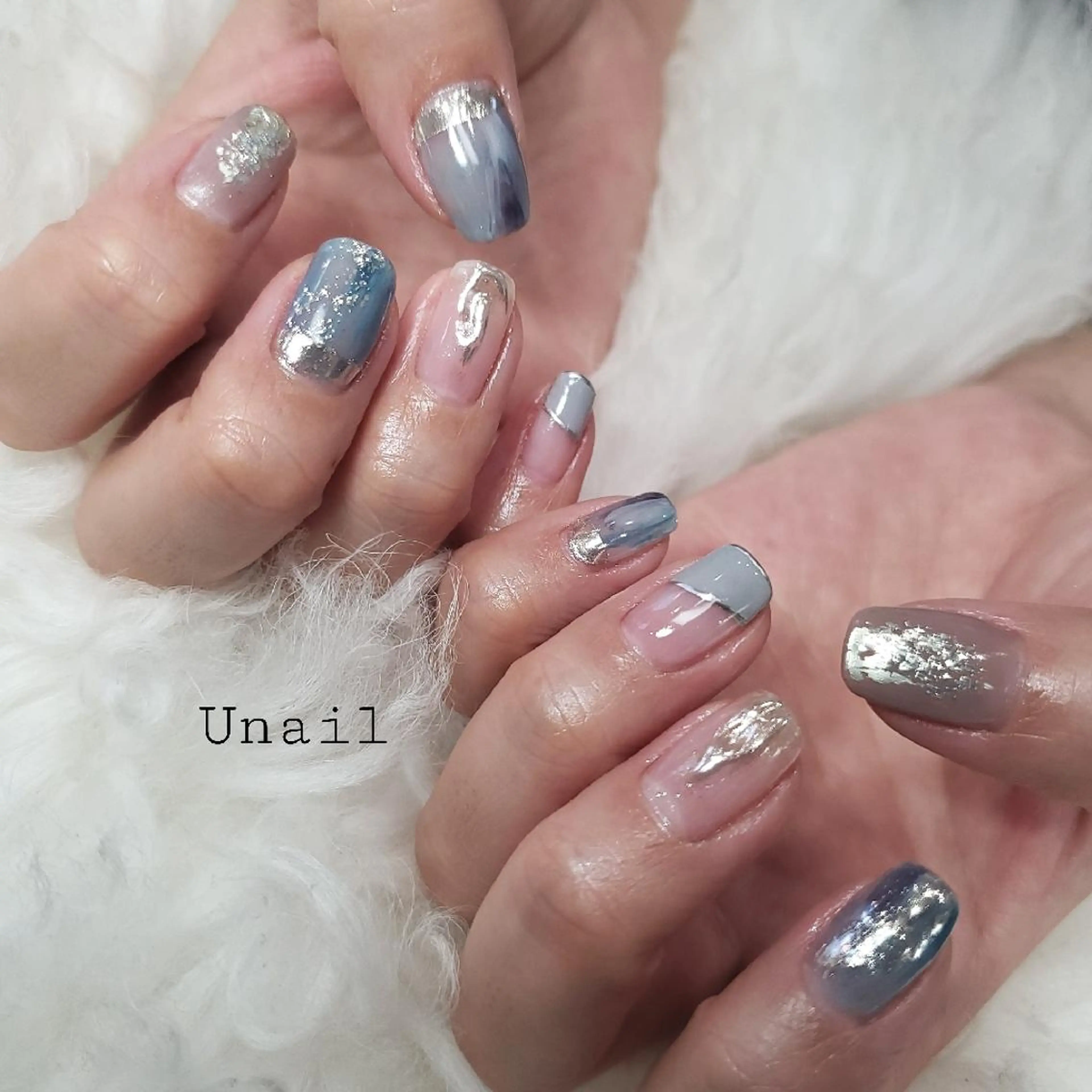 ネイル ニュアンスネイル ハンドネイル U nail所属・高橋 千恵のネイルデザイン