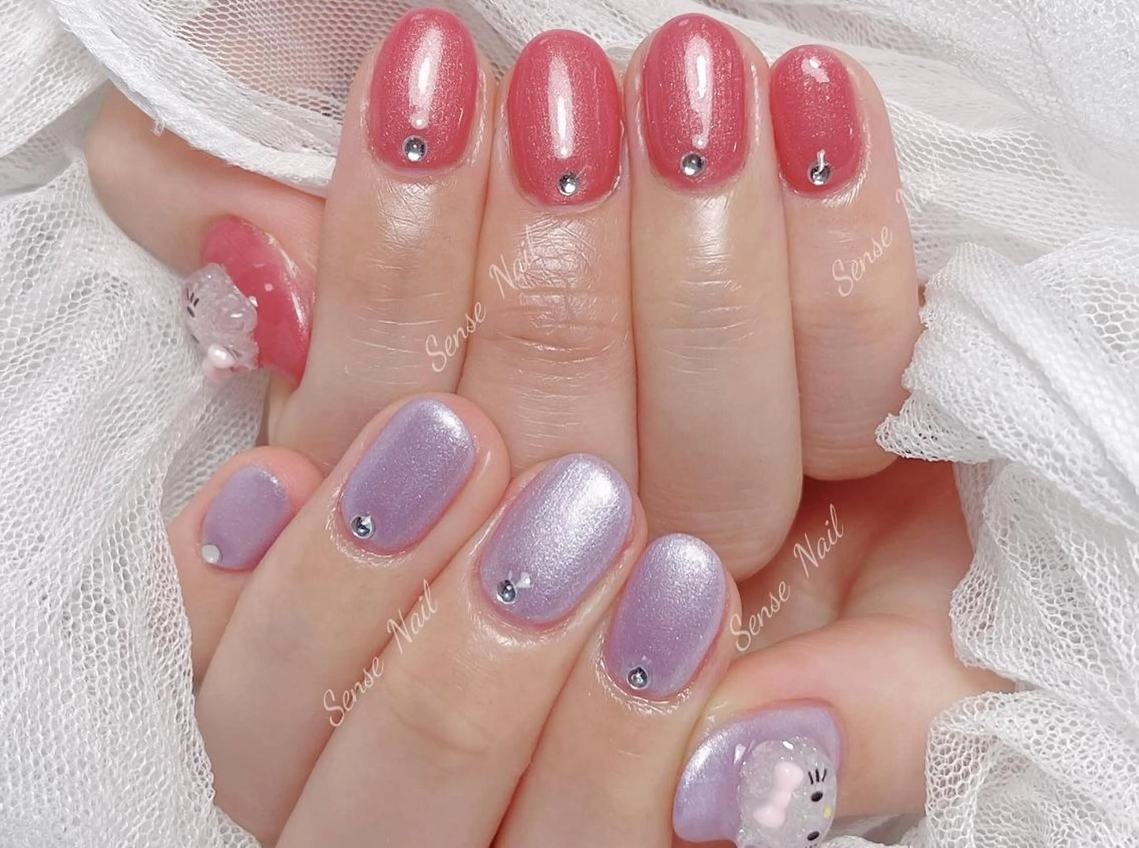 ネイル ハンドネイル ハンドケア Queening 🦋のネイルデザイン