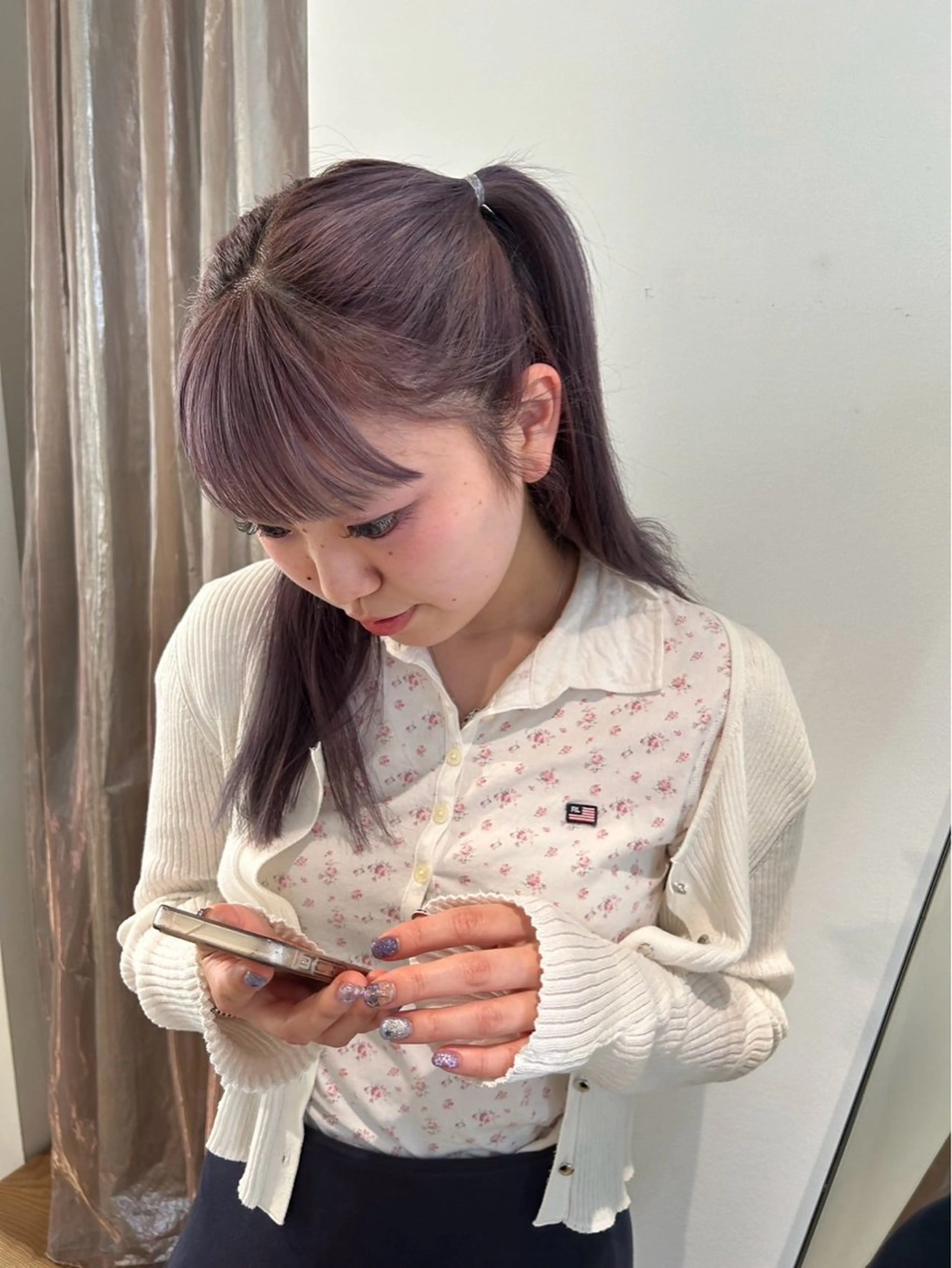 ロング カラー SITEN 淀屋橋 /肥後橋きべひろまさのヘアスタイル