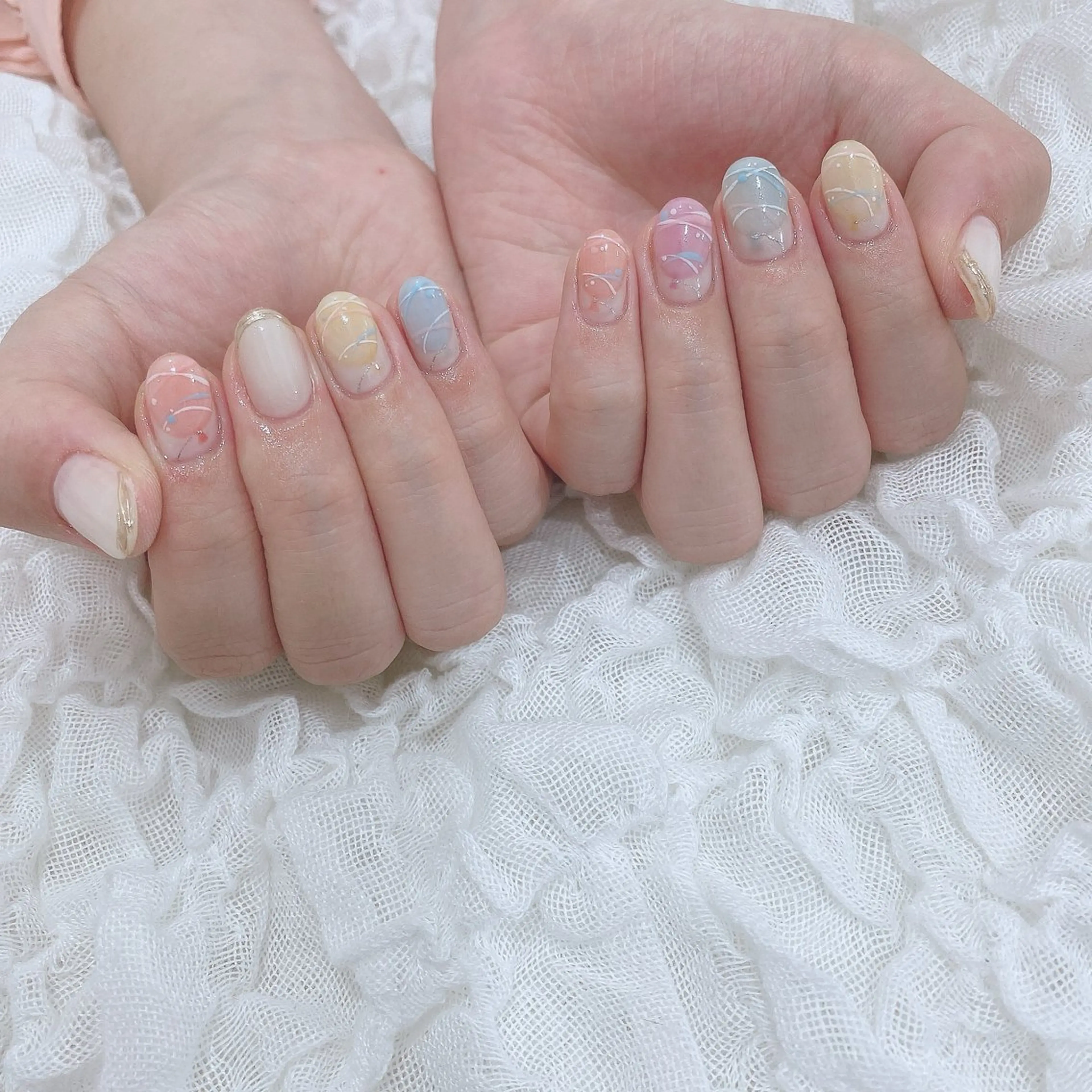 ネイル ヨーヨーネイル ハンドネイル SOL NAILのネイルデザイン