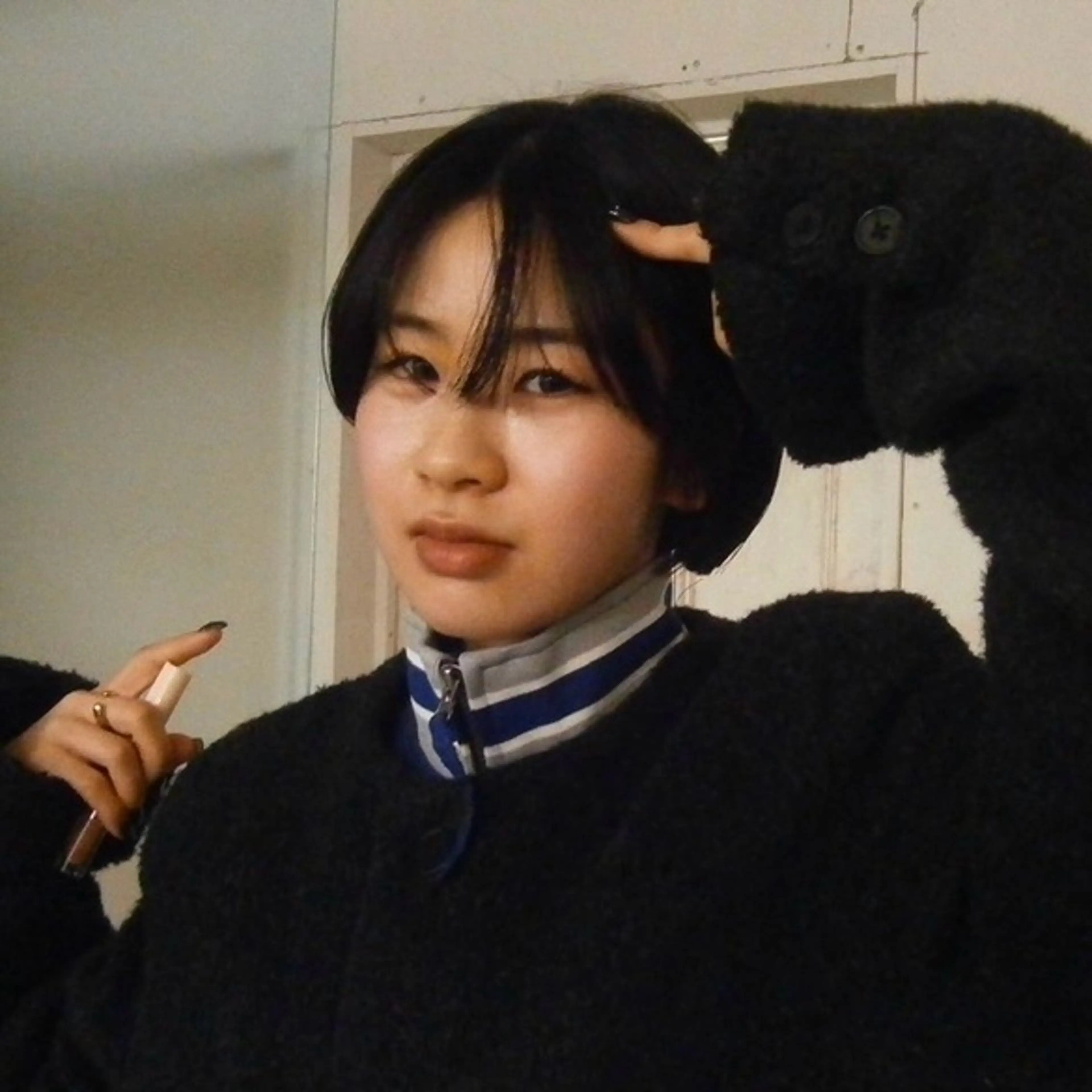 ショート ボブ ショートヘア 小顔カット レイヤー/ベージュ mikuのヘアスタイル