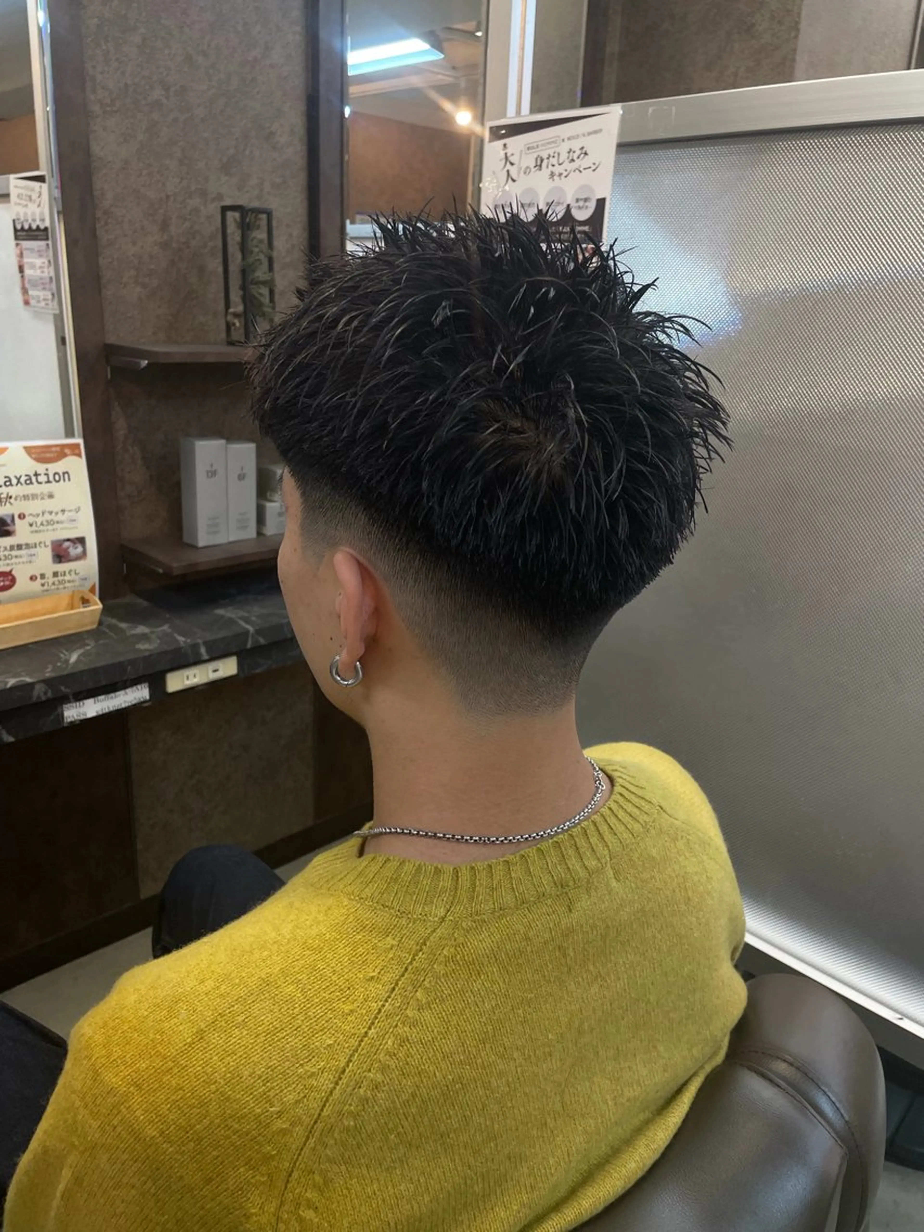 ショート メンズ カット メンズパーマ特化 カバヤマ　リョウのヘアスタイル