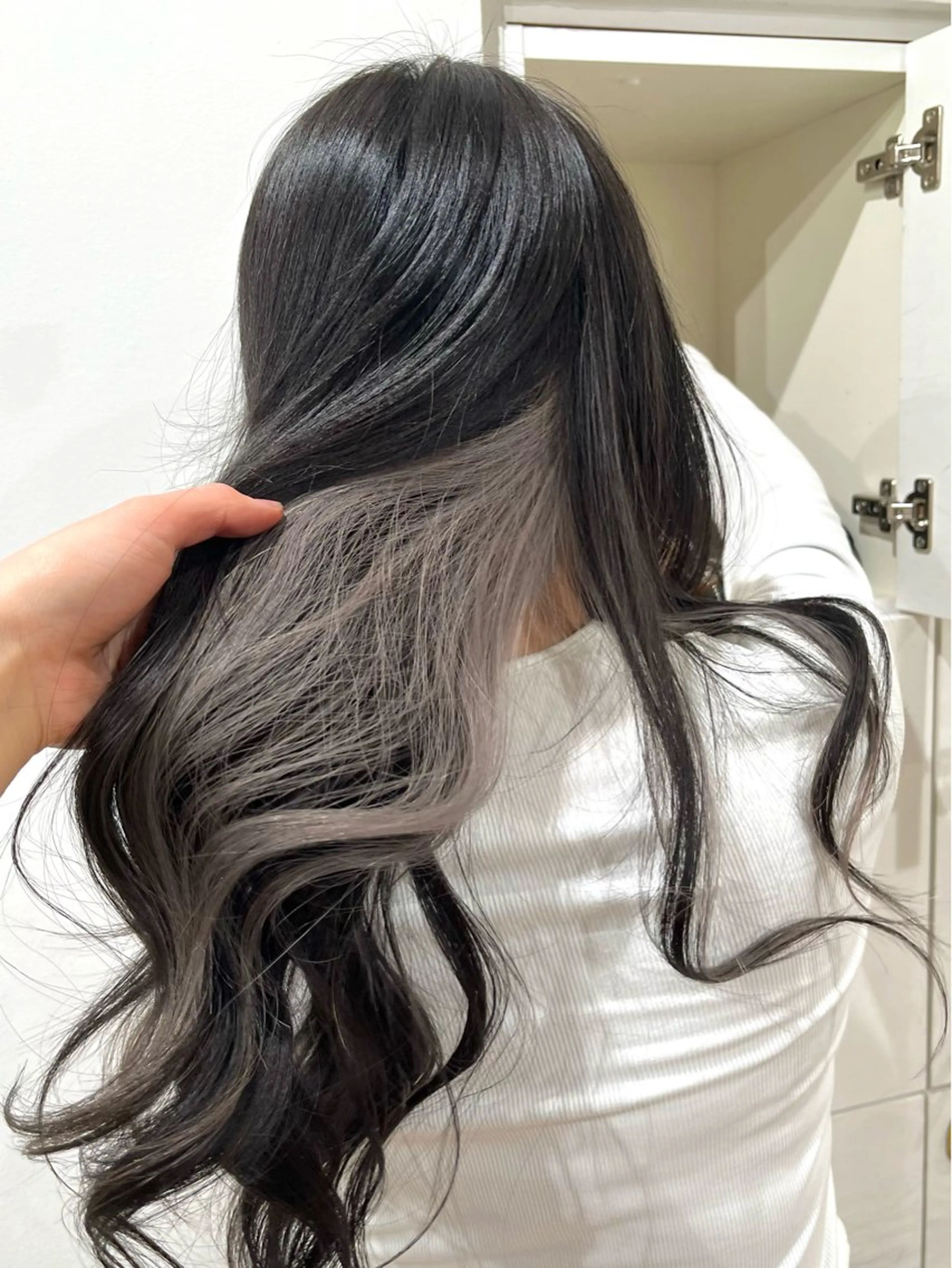 ロング カラー 立川/ブリーチ/ 髪質改善/西川翔真のヘアスタイル