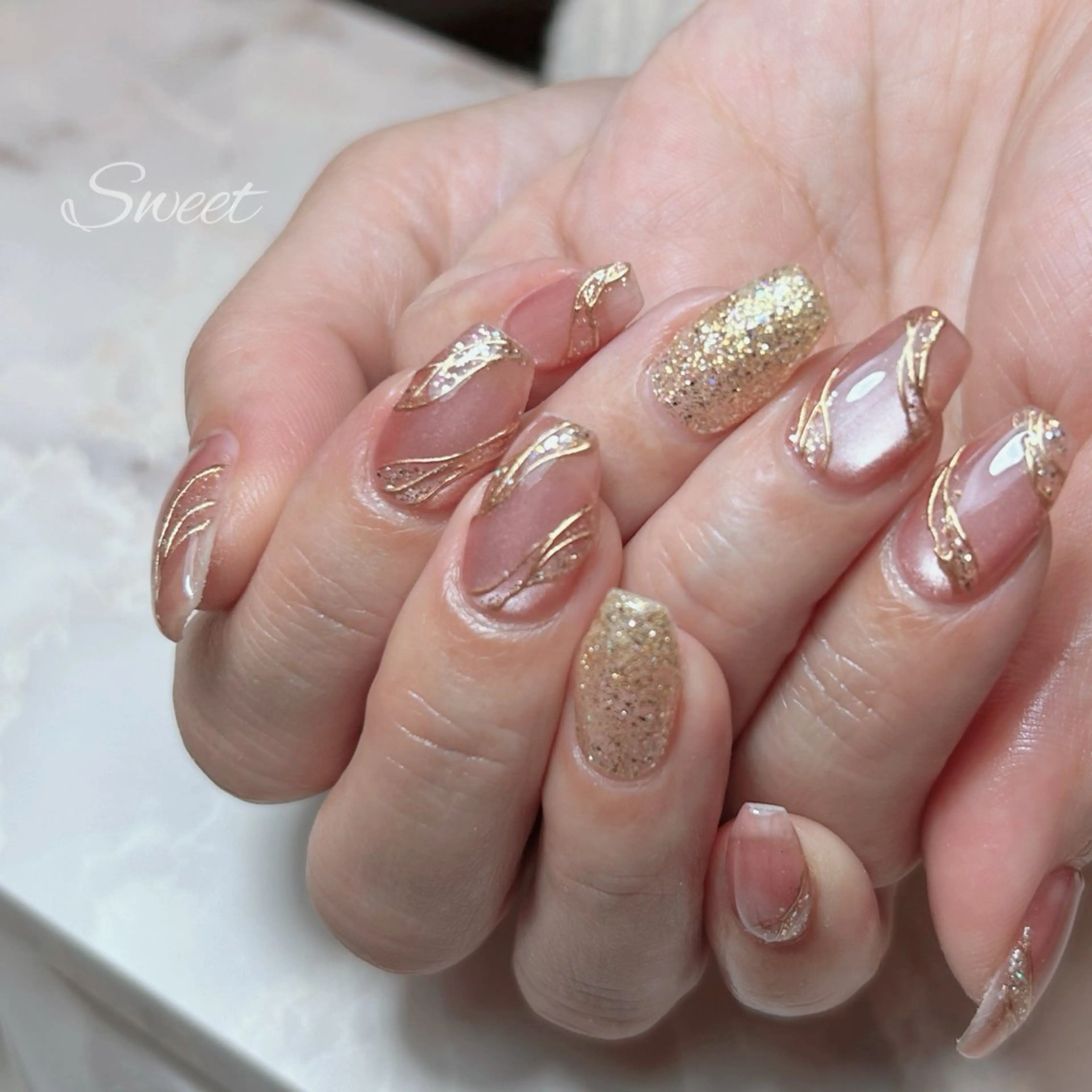 ネイル ハンドネイル sweet 仲野陽子のネイルデザイン