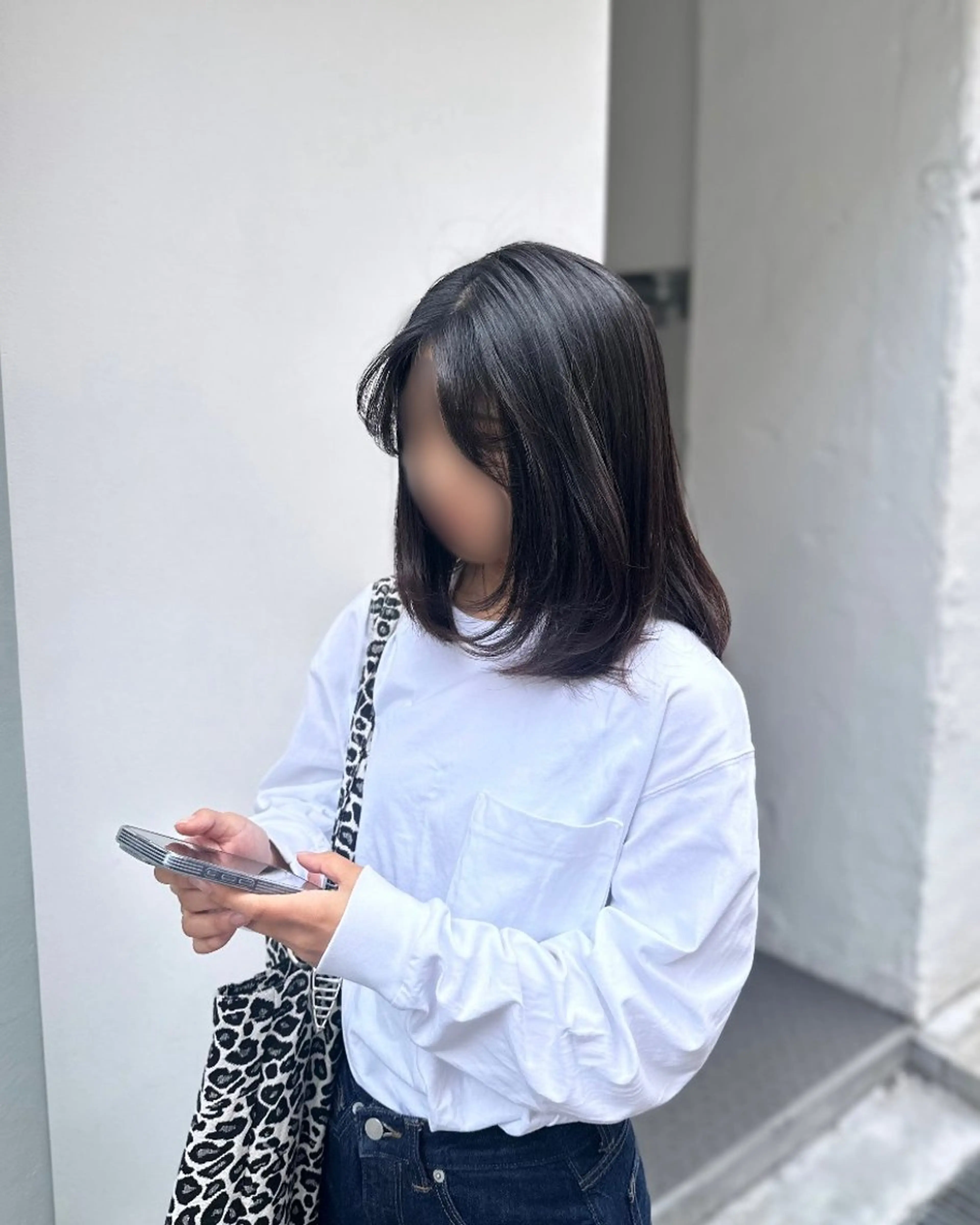 ミディアム カラー レイヤーカット カット ヘアカラー トリートメント 韓国ヘア/髪質改善 /natsuki🧸のヘアスタイル