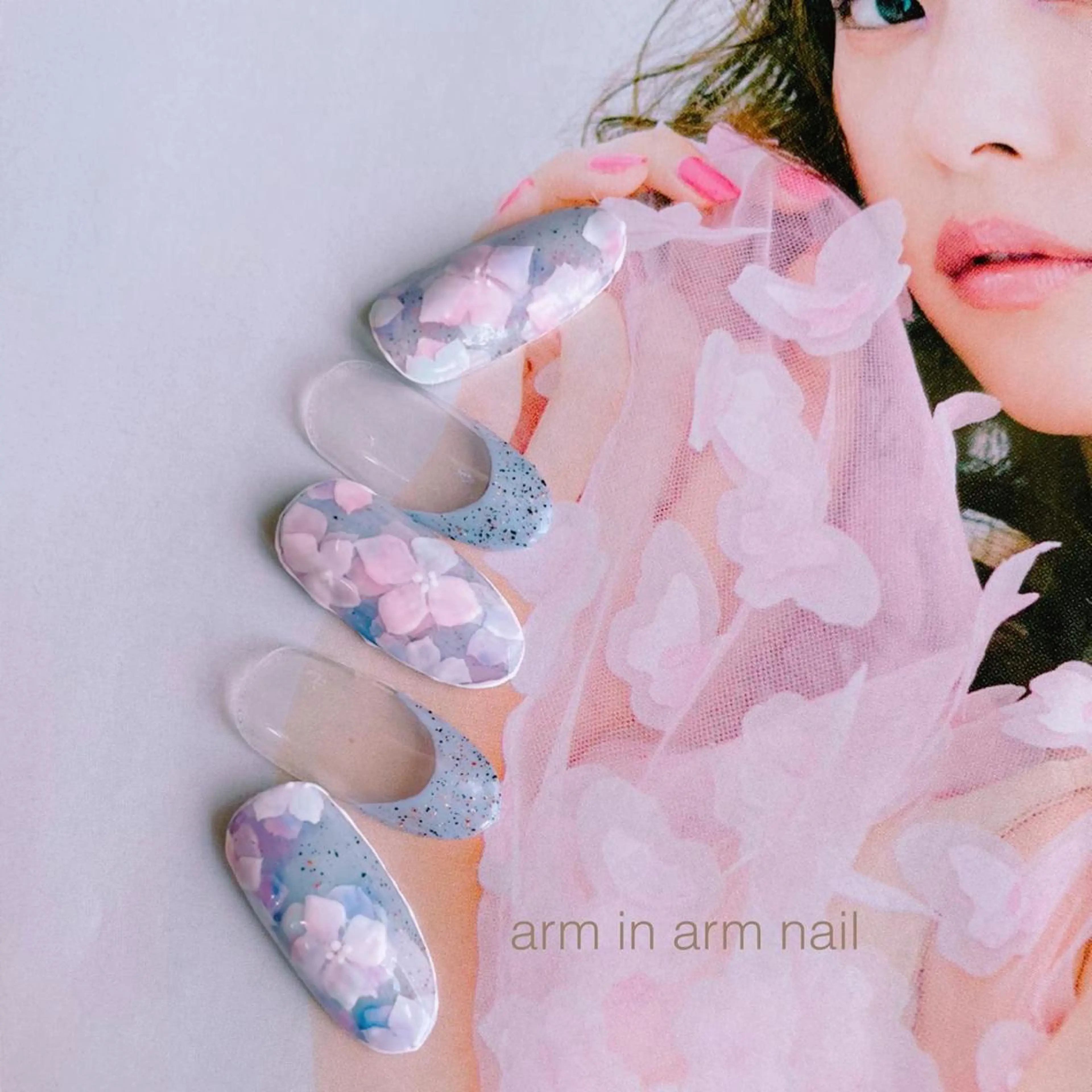 ネイル arm in arm ︎✿Yamamotoのマツエク・マツパデザイン